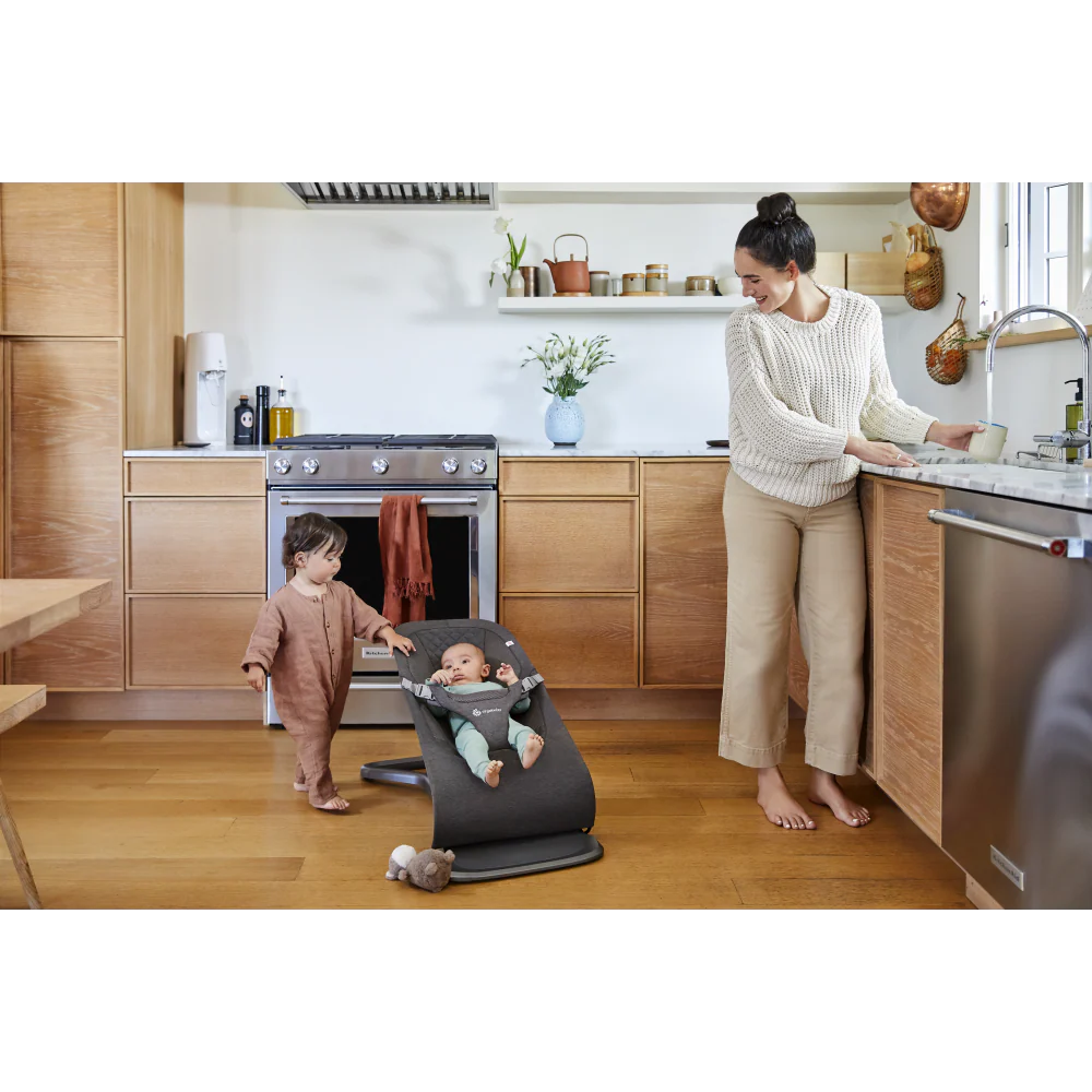 Ergobaby Evolve 3 In 1 Bouncer - CHARCOAL GREY