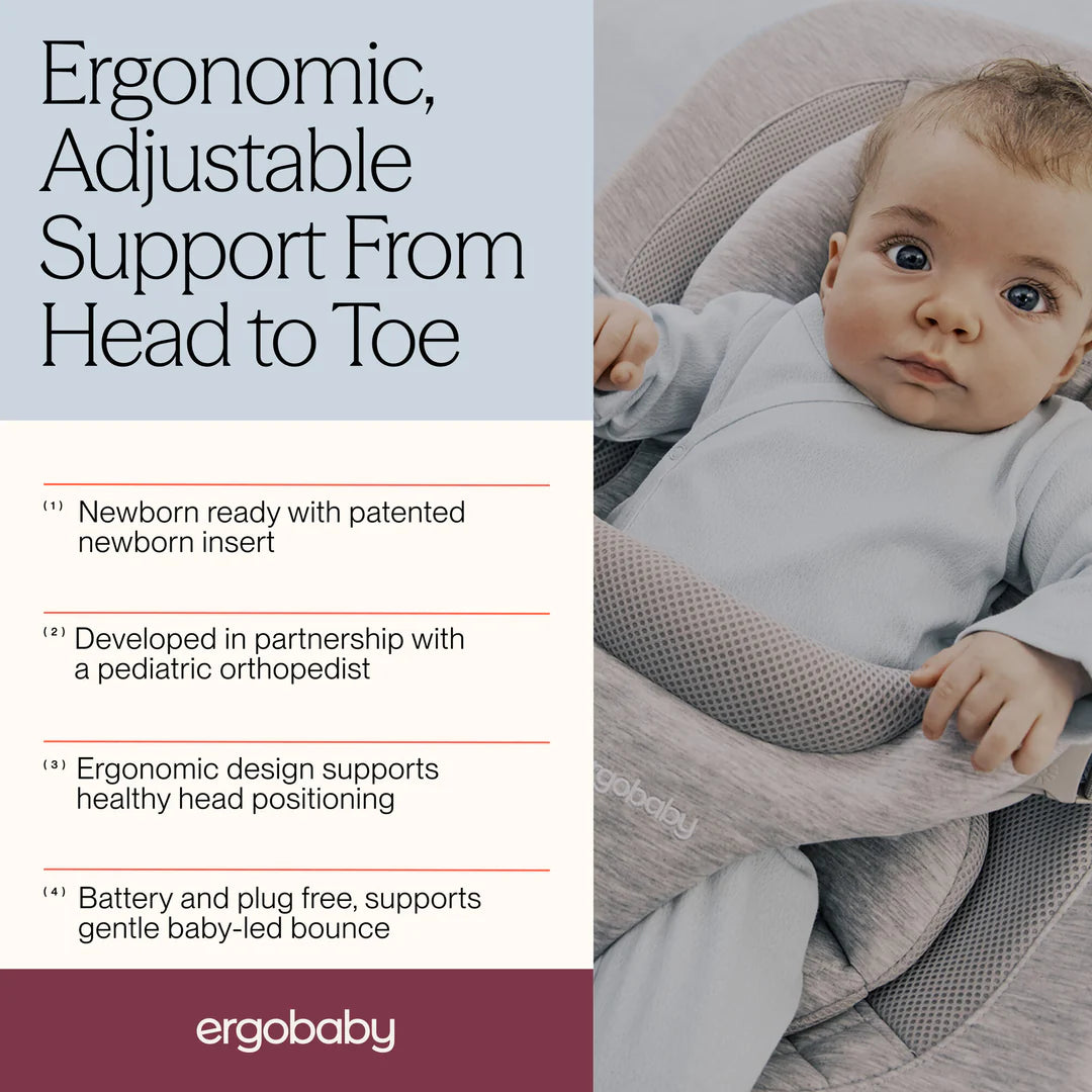Ergobaby Evolve 3 In 1 Bouncer - SOFT OLIVE