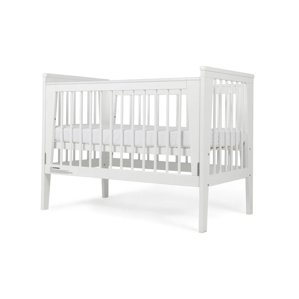 Grotime Emma Cot + Mattress Bundle WHITE
