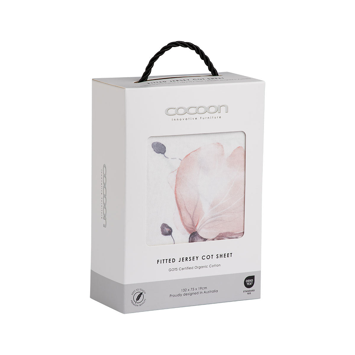 Cocoon Fitted Cot Sheet – Floral Art - Tiny Tots Baby Store