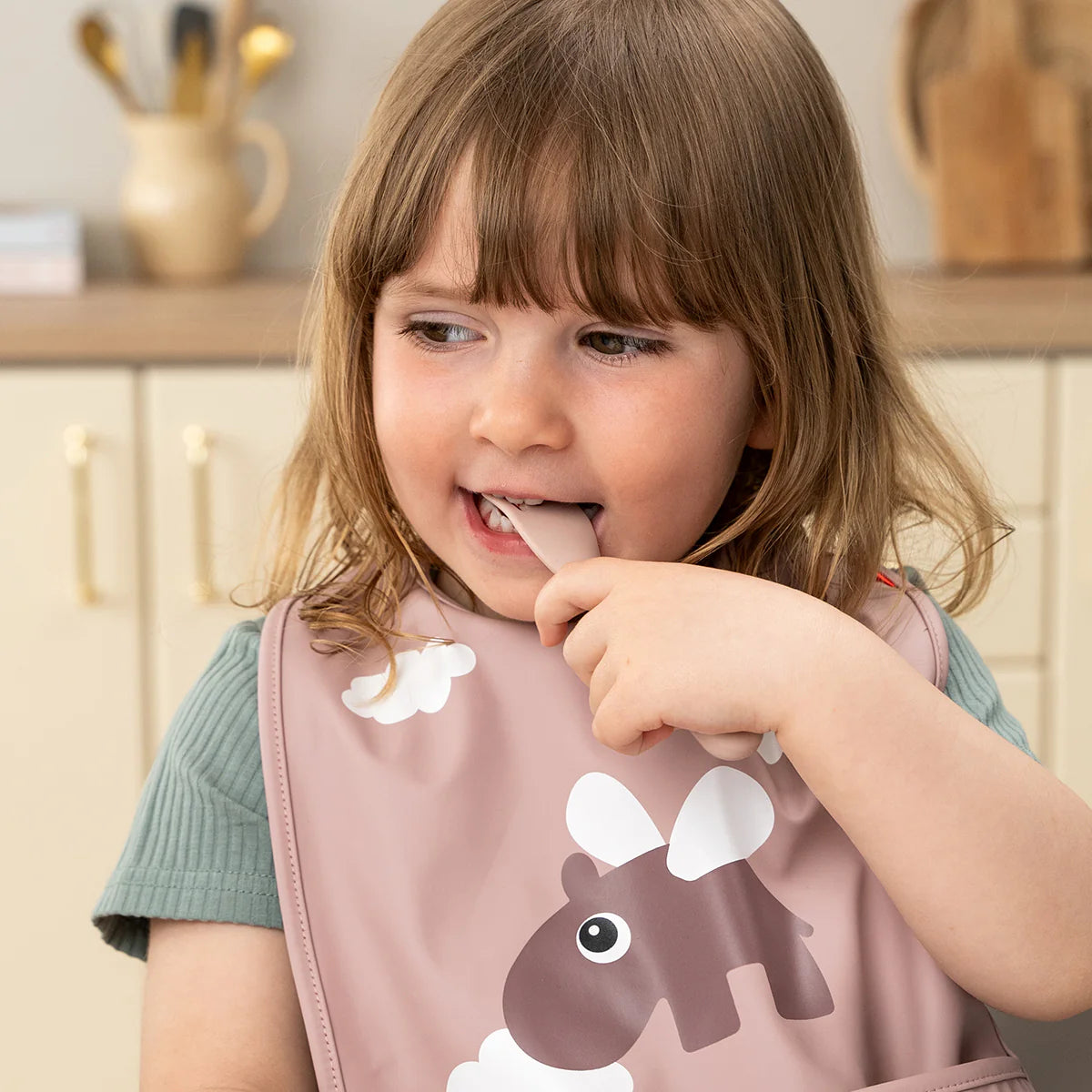Done By Deer Foodie Cutlery Set- Happy Dots Powder
