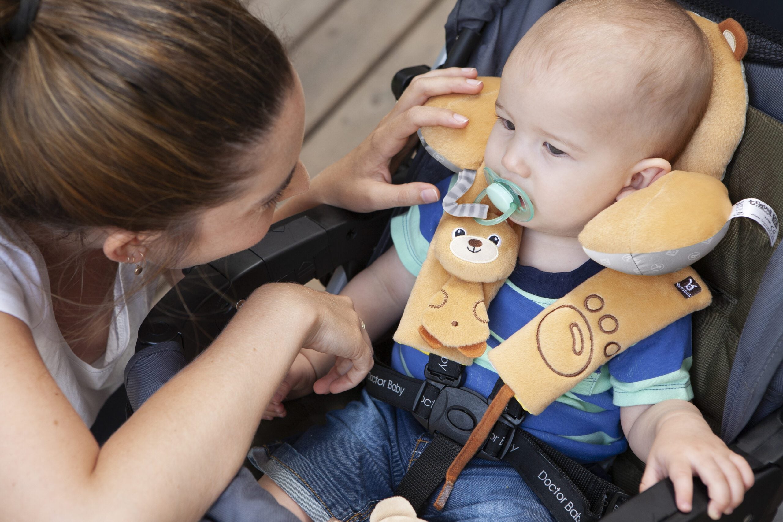 BenBat Travel Friends Newborn Headrest & Neck Support Baby Travel Pillow 0-12 Months