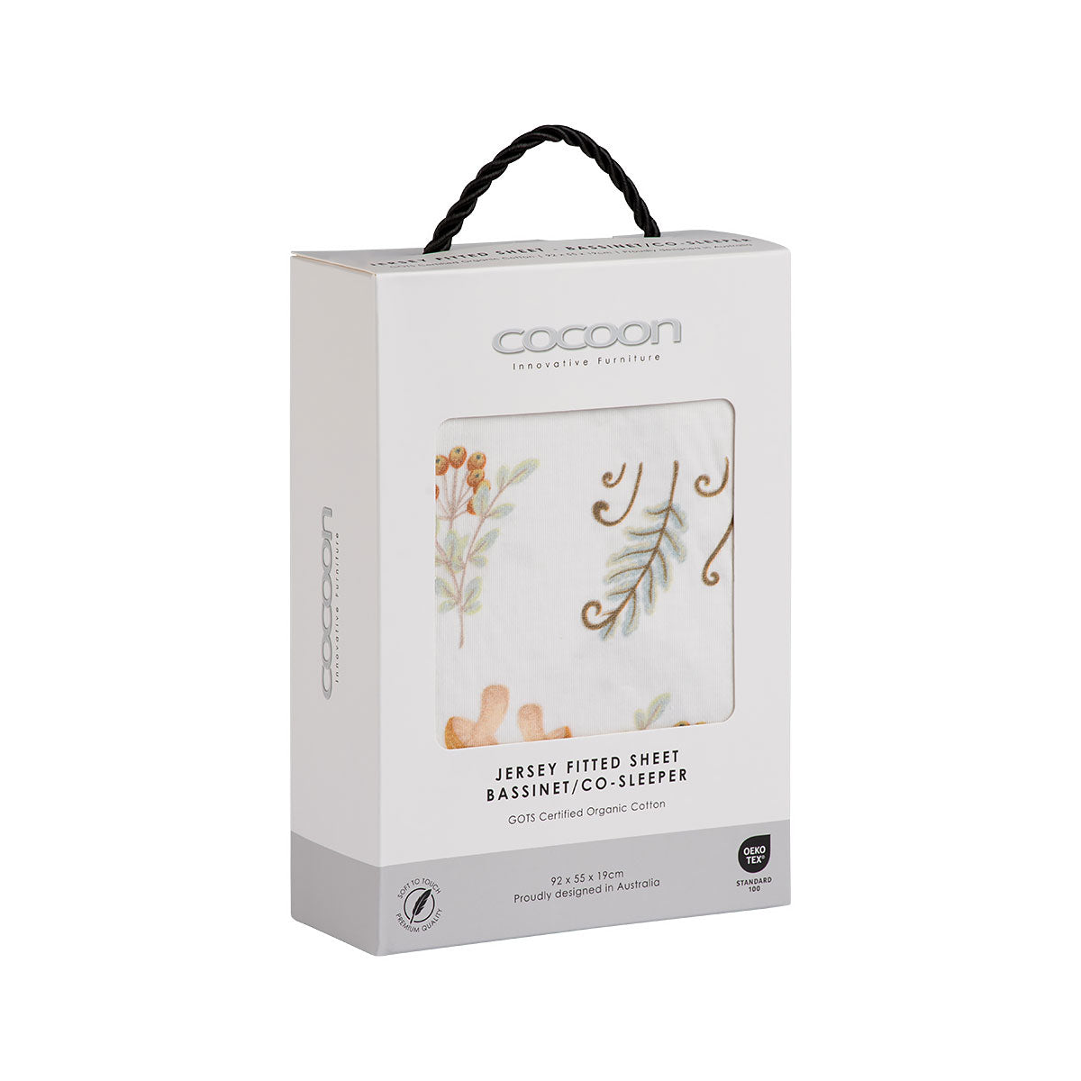 Cocoon Bassinet Fitted Sheet – Hedgehog - Tiny Tots Baby Store