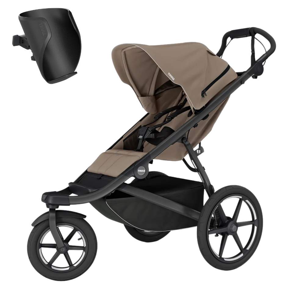 Thule Urban Glide 3 Tinted Taupe Running Pram | FREE Gift