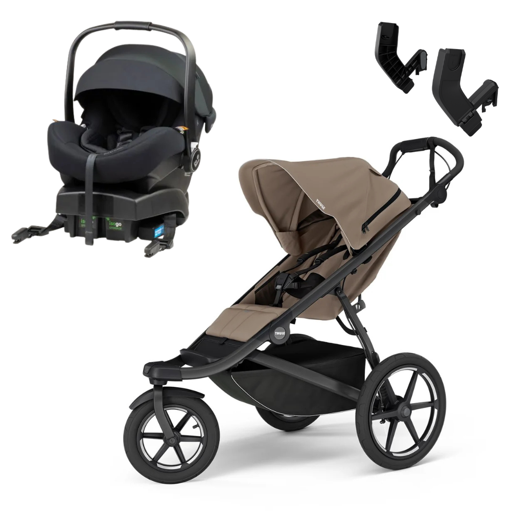 Thule Urban Glide 3 Tinted Taupe TRAVEL System | FREE adapters