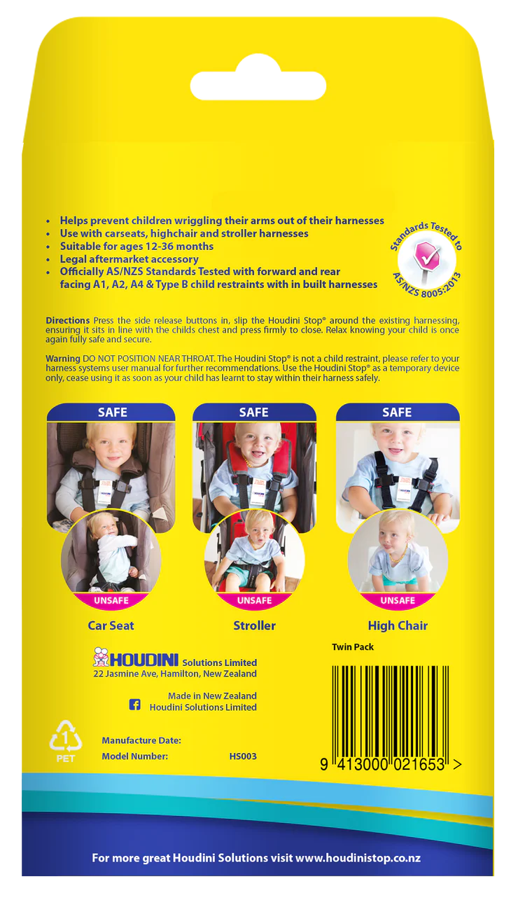 Houdini Stop two Pack - Tiny Tots Baby Store 