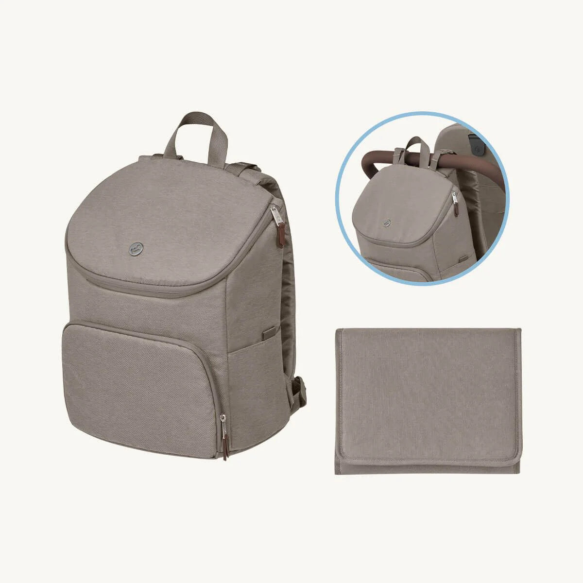 Maxi Cosi Oxford Stroller and Sense Bassinet Twillic Truffle | ETA 7 Feb