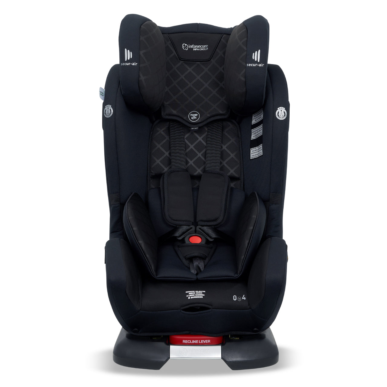 InfaSecure Quattro Onyx Convertible Car Seat