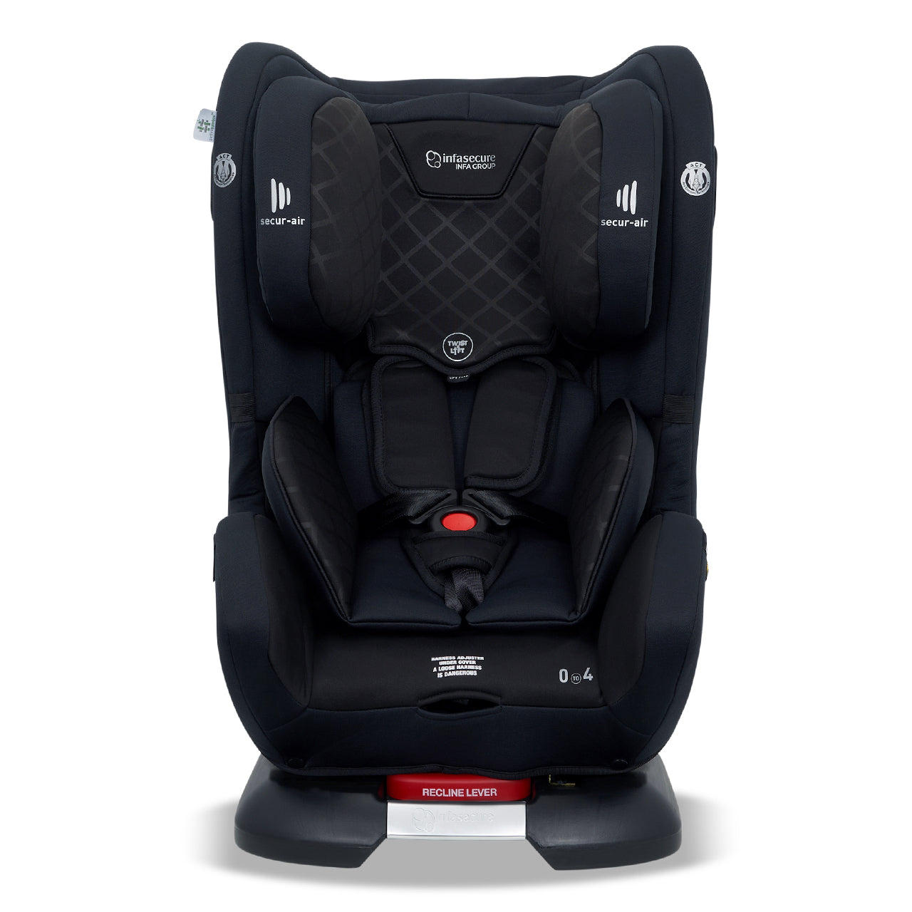 InfaSecure Quattro Onyx Convertible Car Seat