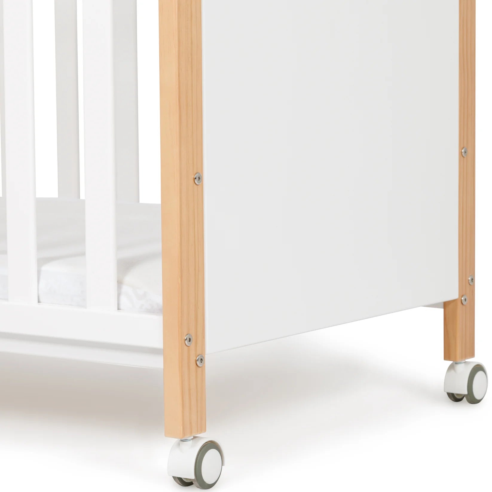 GroTime Lucas Compact Cot -White Natural | ETA end April