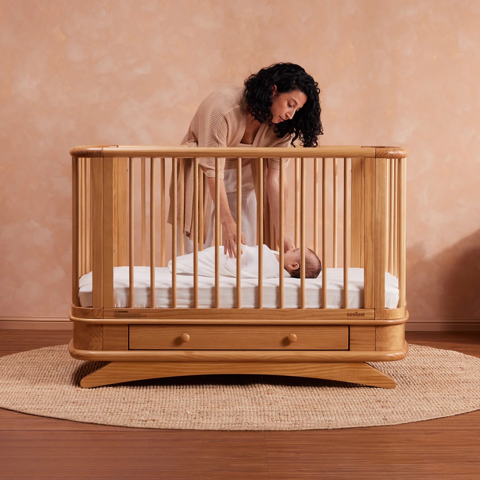 Grotime GroTime Kingsley Cot with Mattress | ETA end April