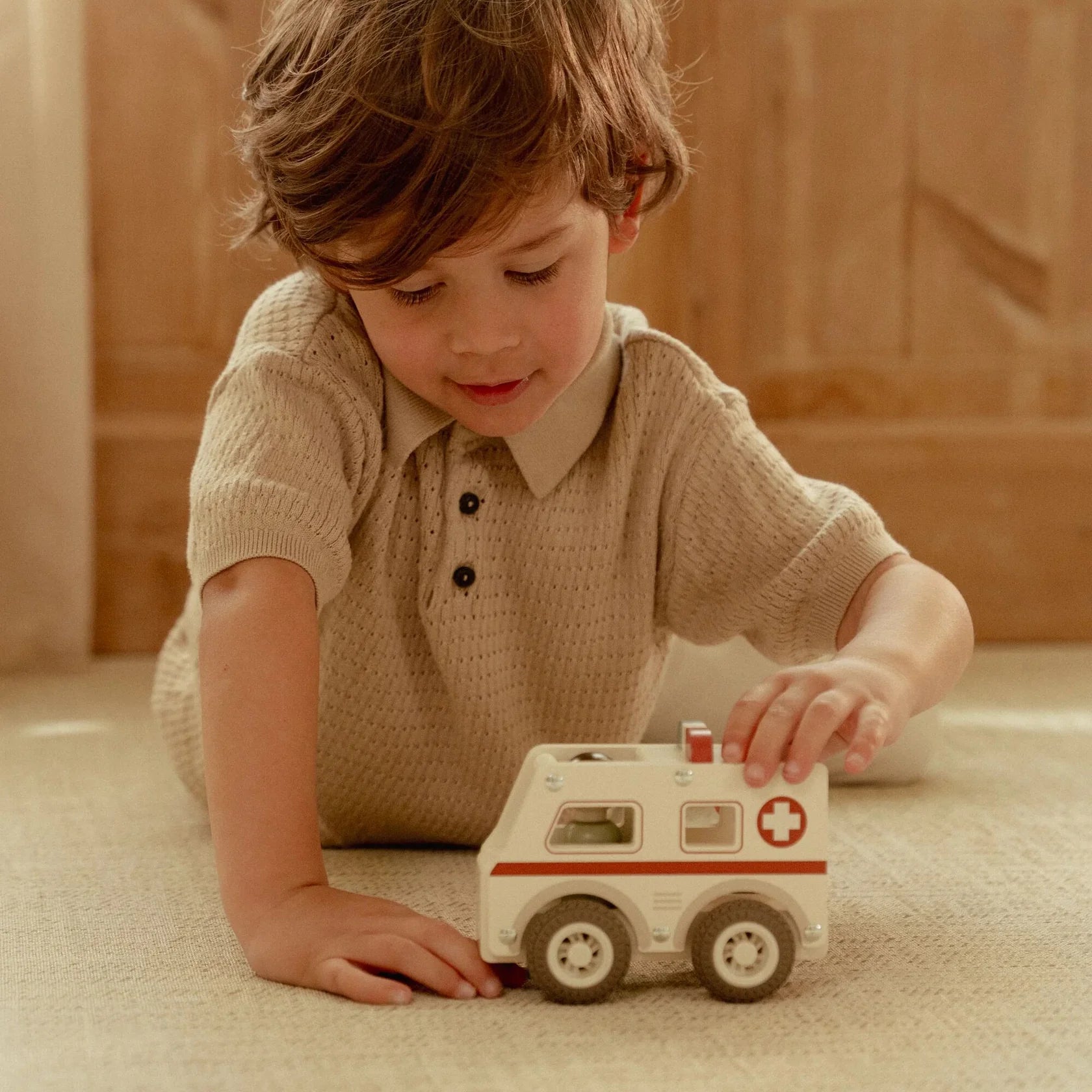 Little Dutch Wooden Ambulance