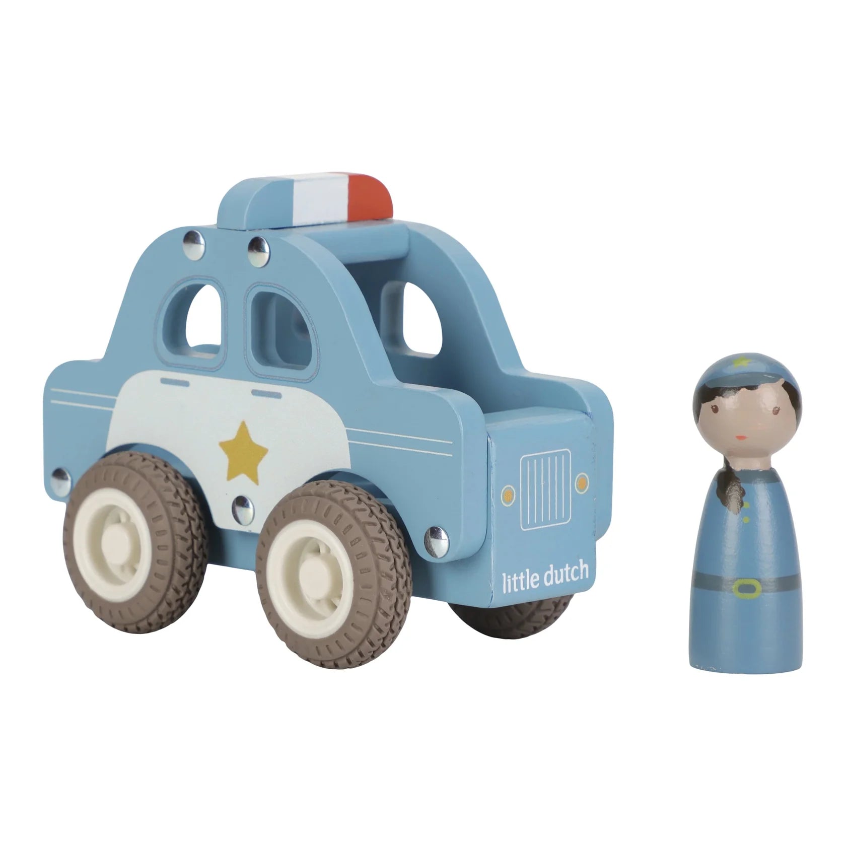 Little Dutch Wooden Police Car