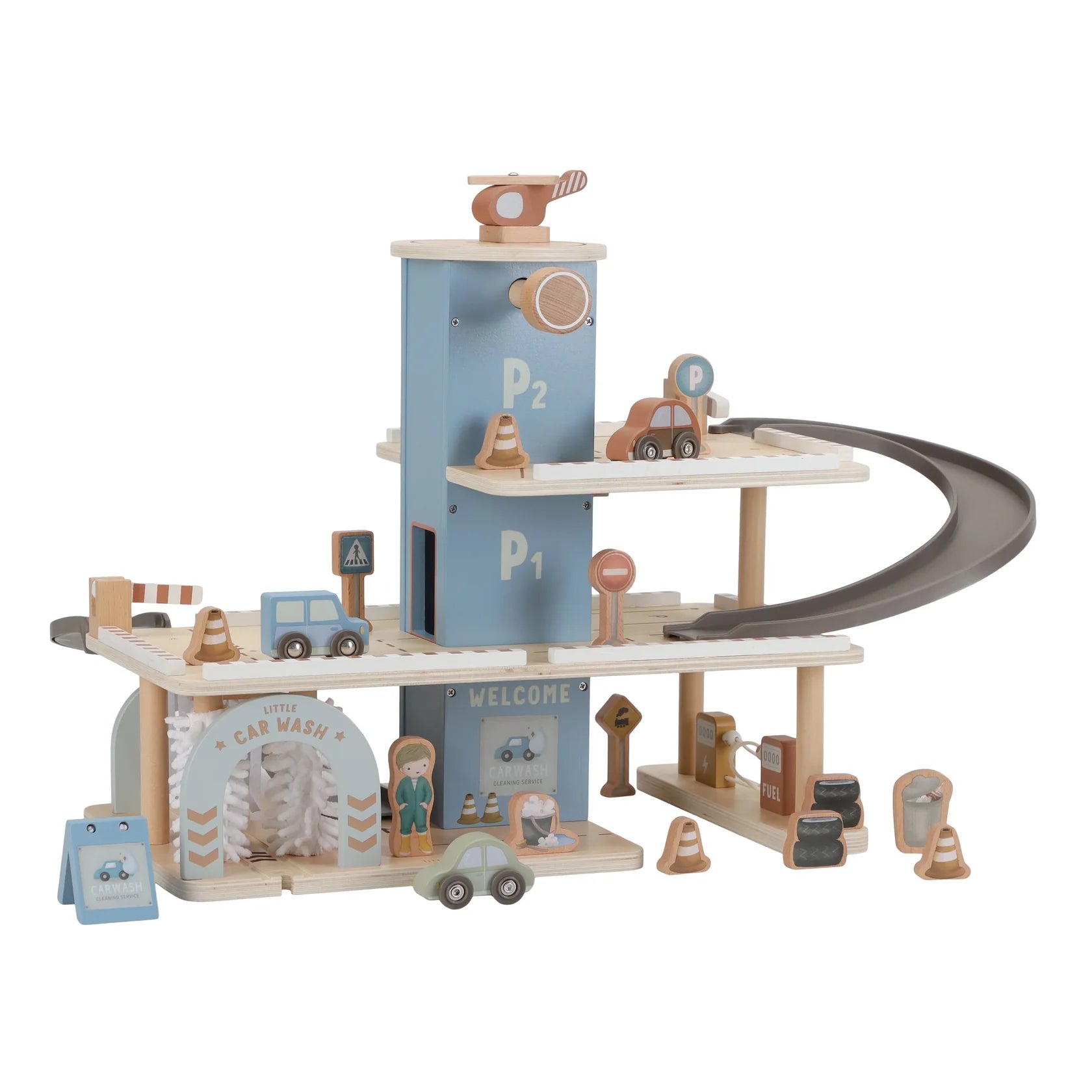 Little Dutch Wooden Play Garage