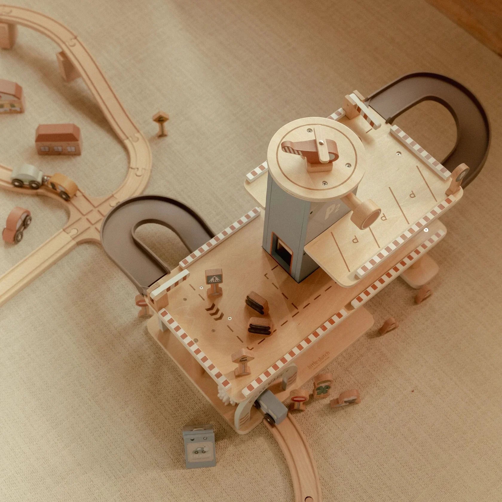 Little Dutch Wooden Play Garage