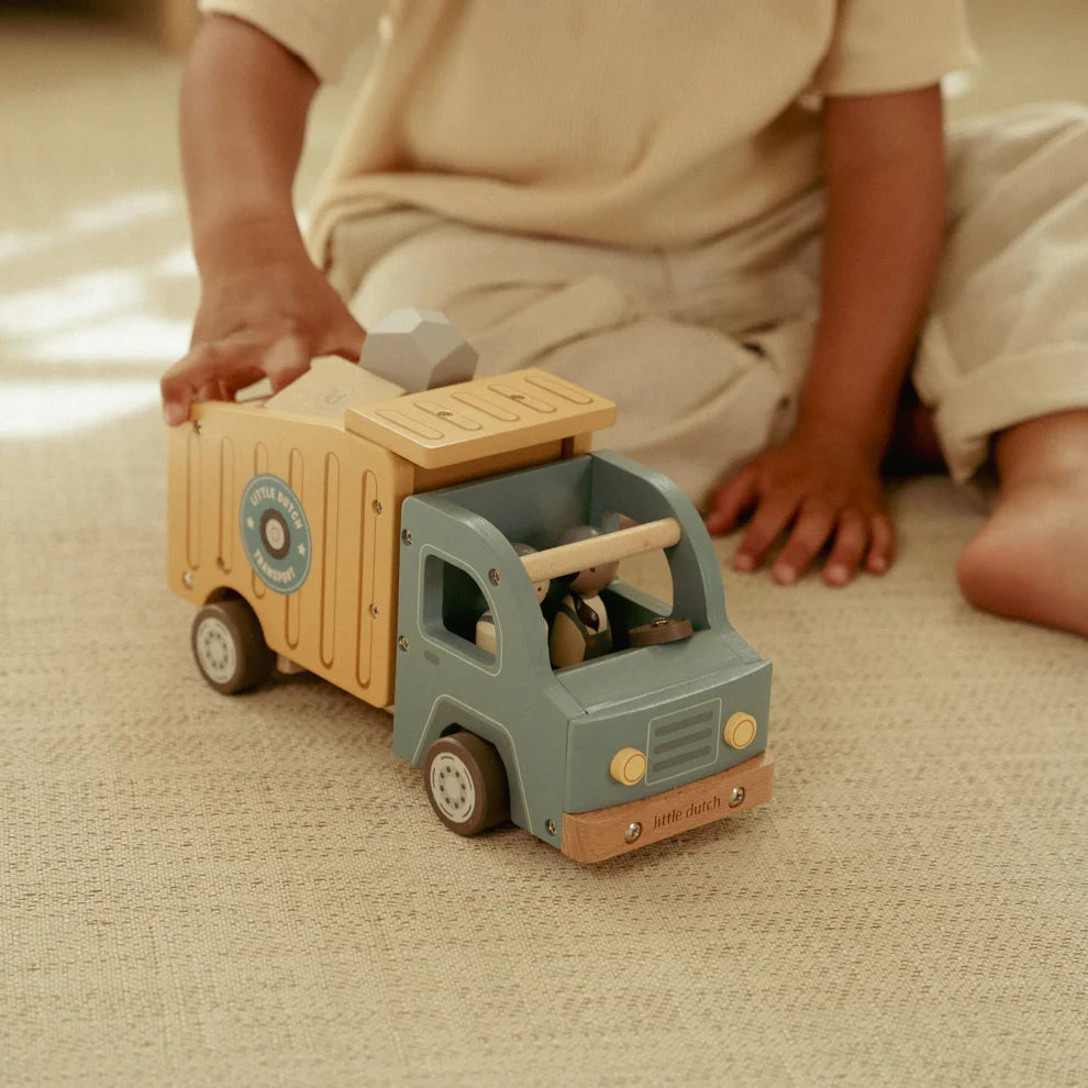Little Dutch Wooden Garbage Truck