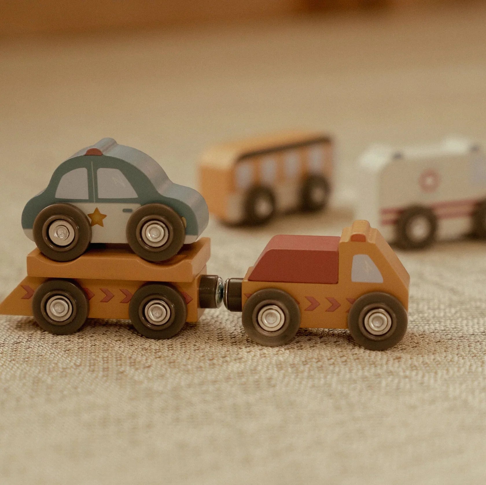 Little Dutch Wooden Vehicle Set