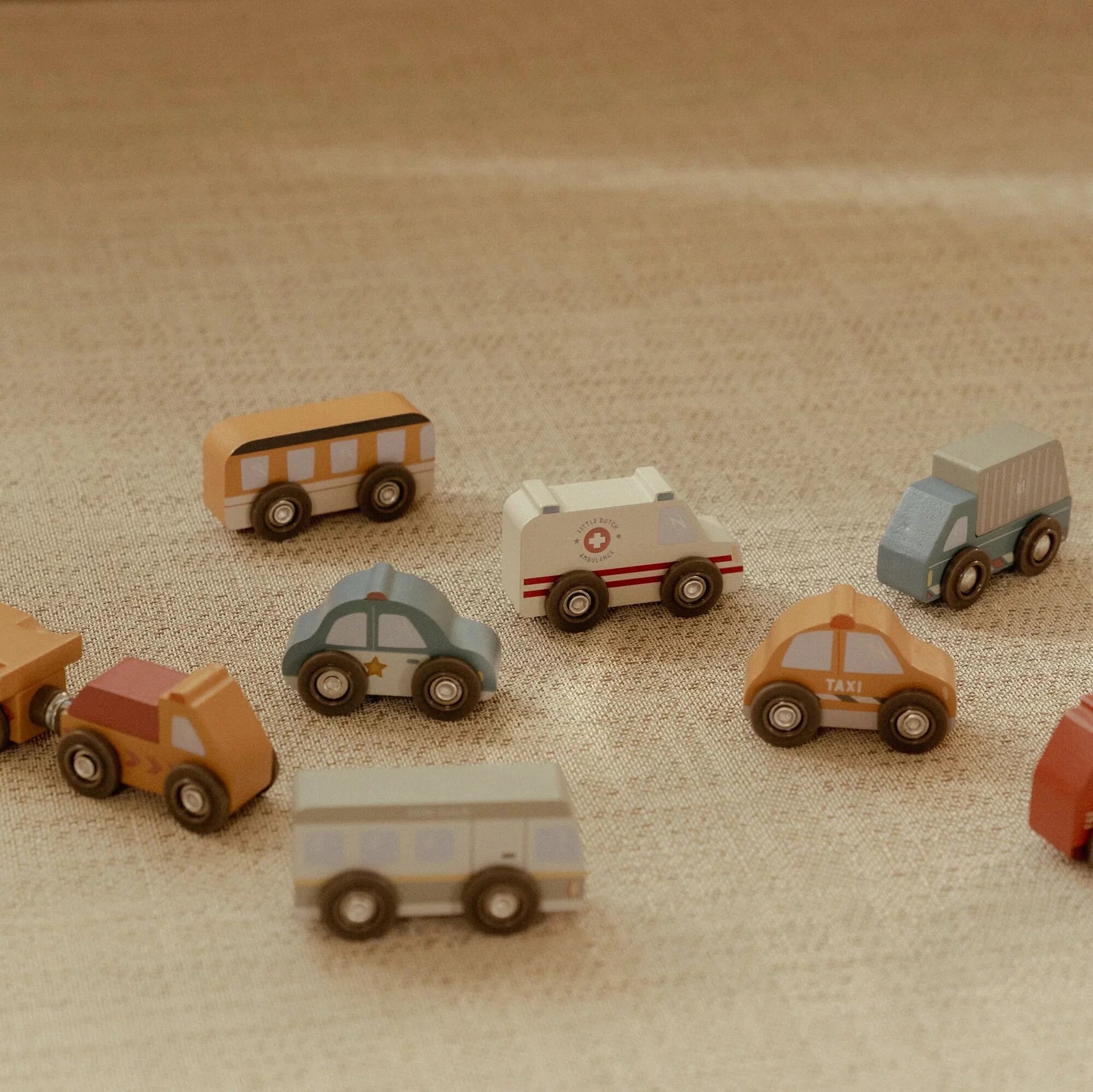 Little Dutch Wooden Vehicle Set