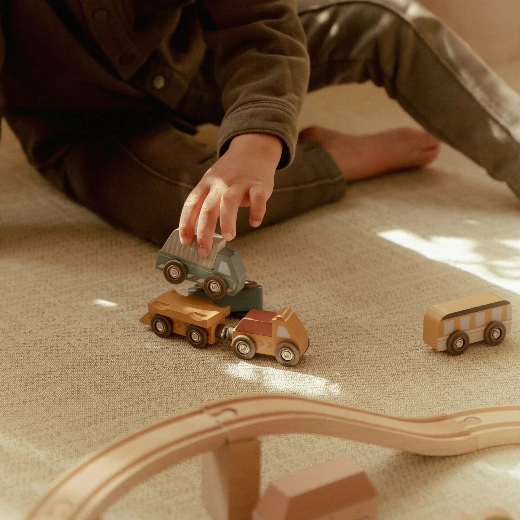 Little Dutch Wooden Vehicle Set