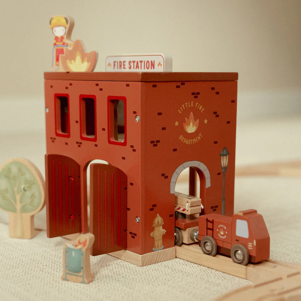 Little Dutch Wooden Fire Station