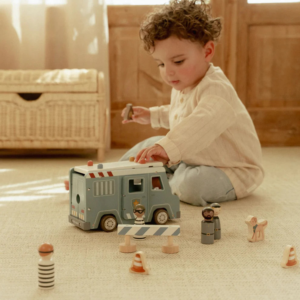 Little dutch Wooden Police Van