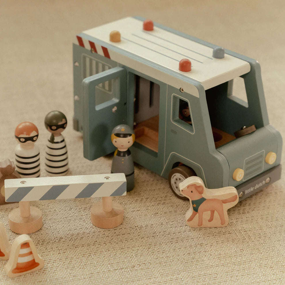 Little dutch Wooden Police Van