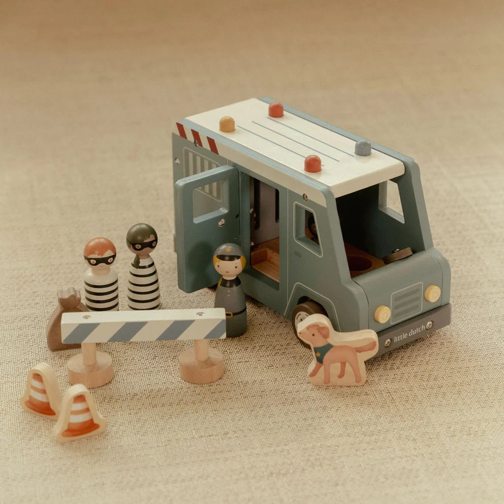Little dutch Wooden Police Van