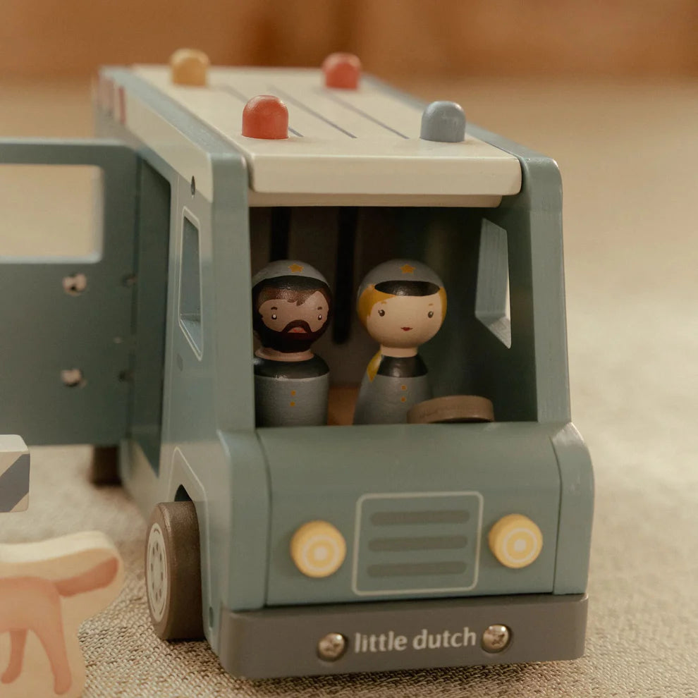 Little dutch Wooden Police Van