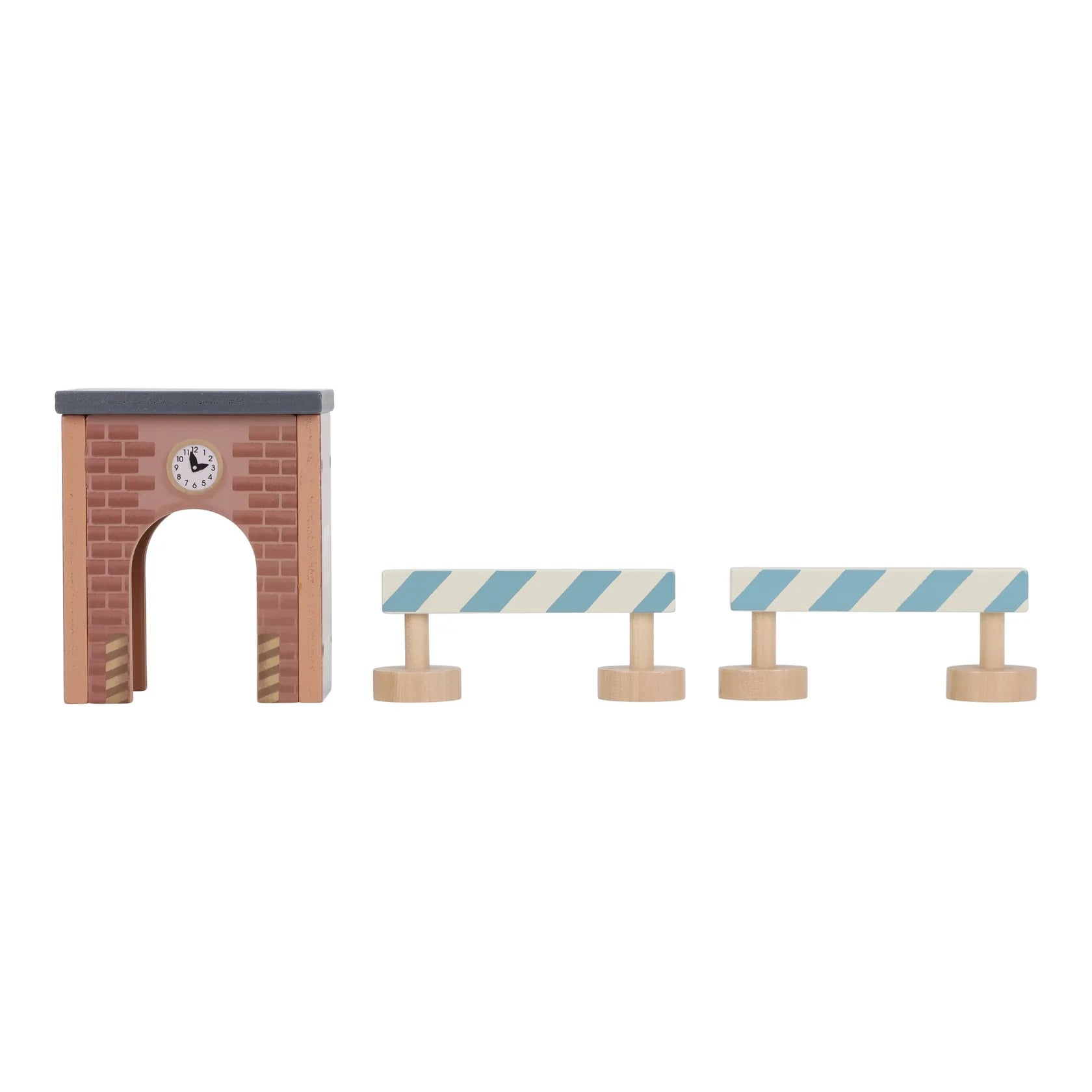 Little Dutch Wooden Crane and Train Track Set