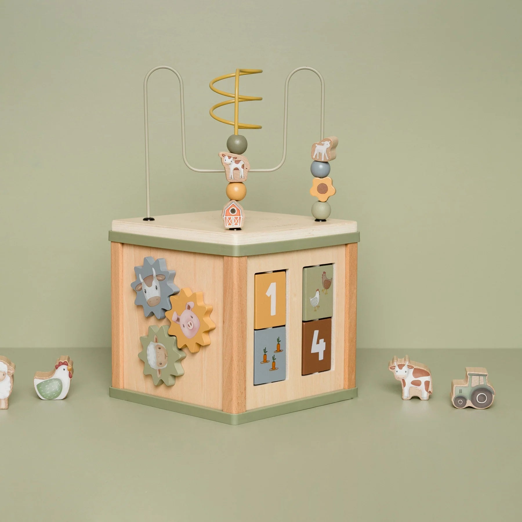 Little Dutch Little Farm Activity Cube