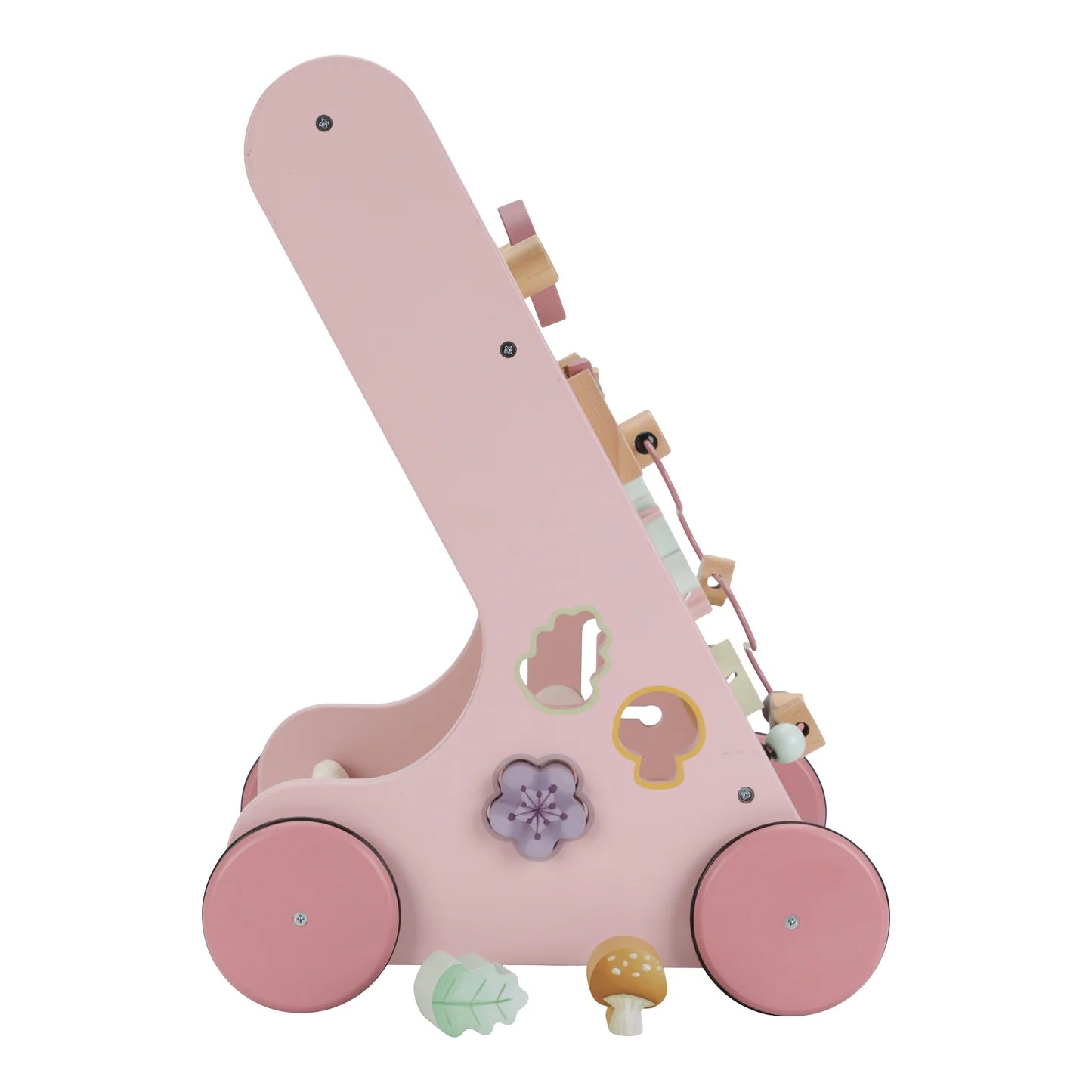 Little Dutch Wooden Activity Walker - Pink