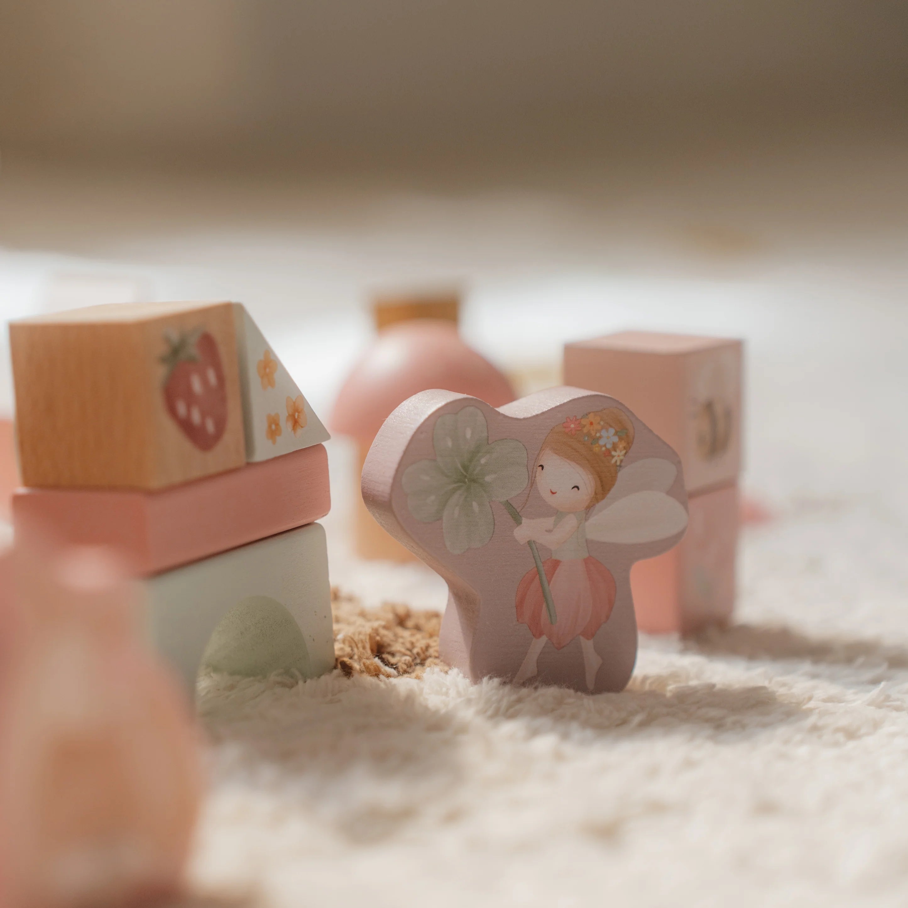 Little Dutch Wooden Building Block Set - Fairy Garden