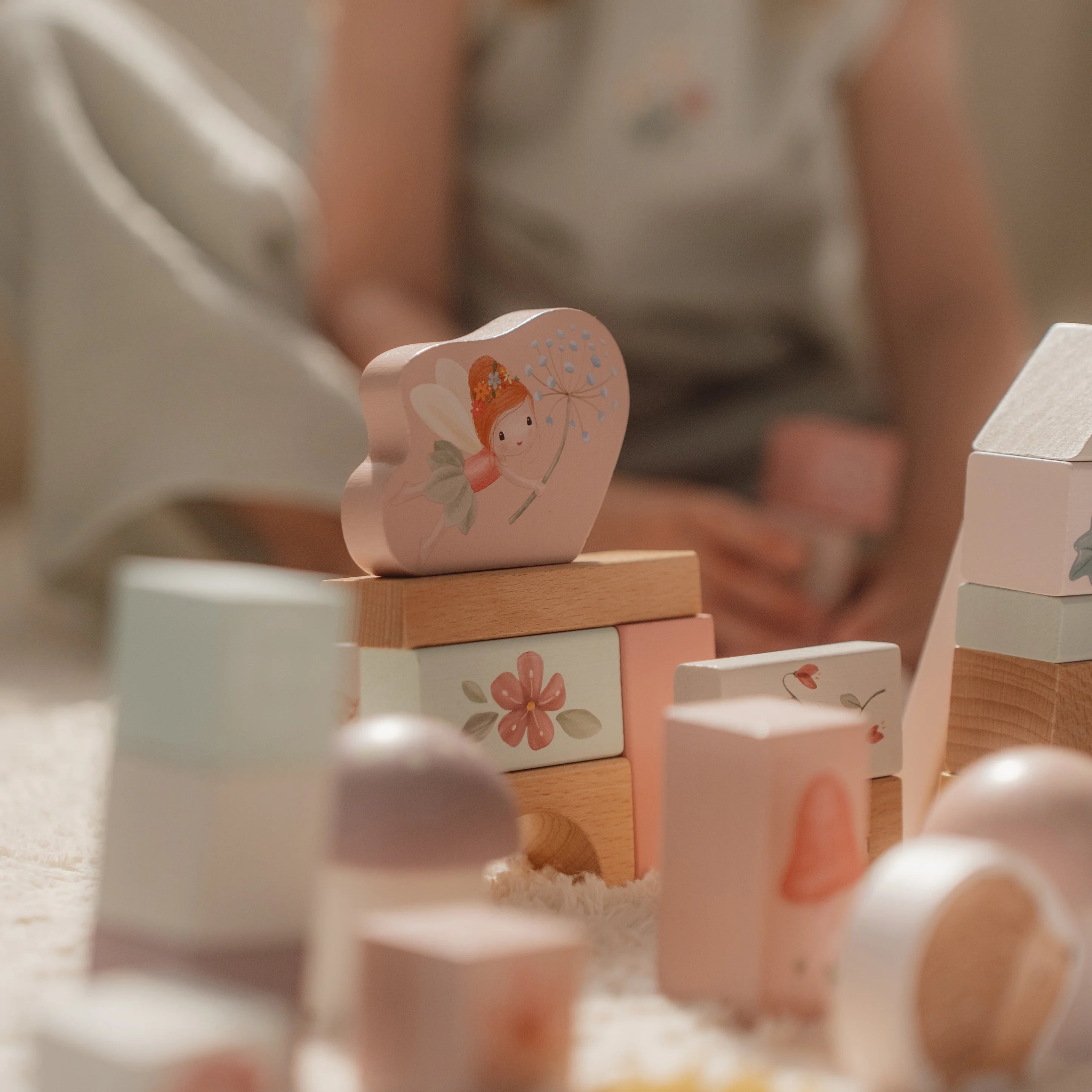 Little Dutch Wooden Building Block Set - Fairy Garden