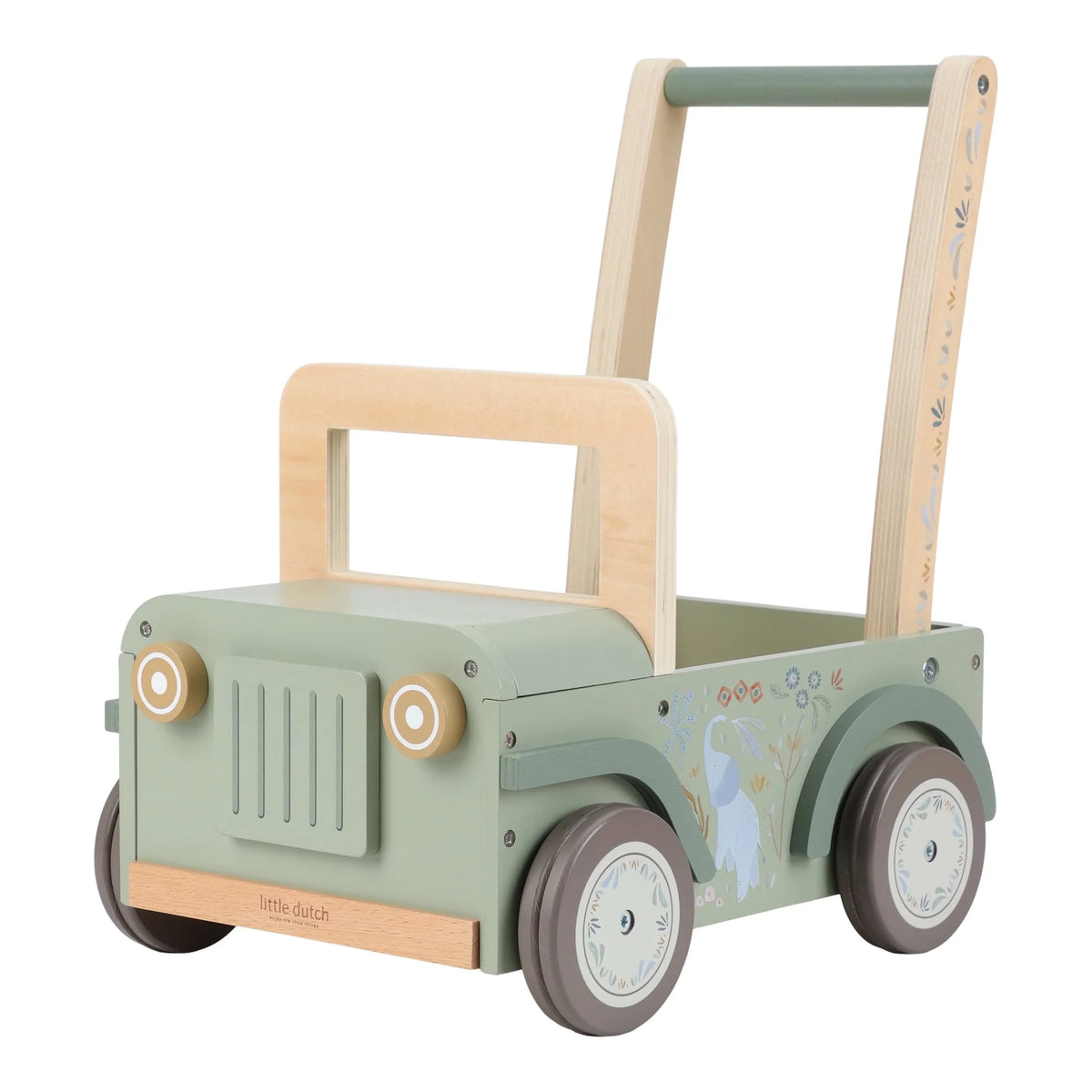 Little Dutch Wooden Safari Push Car