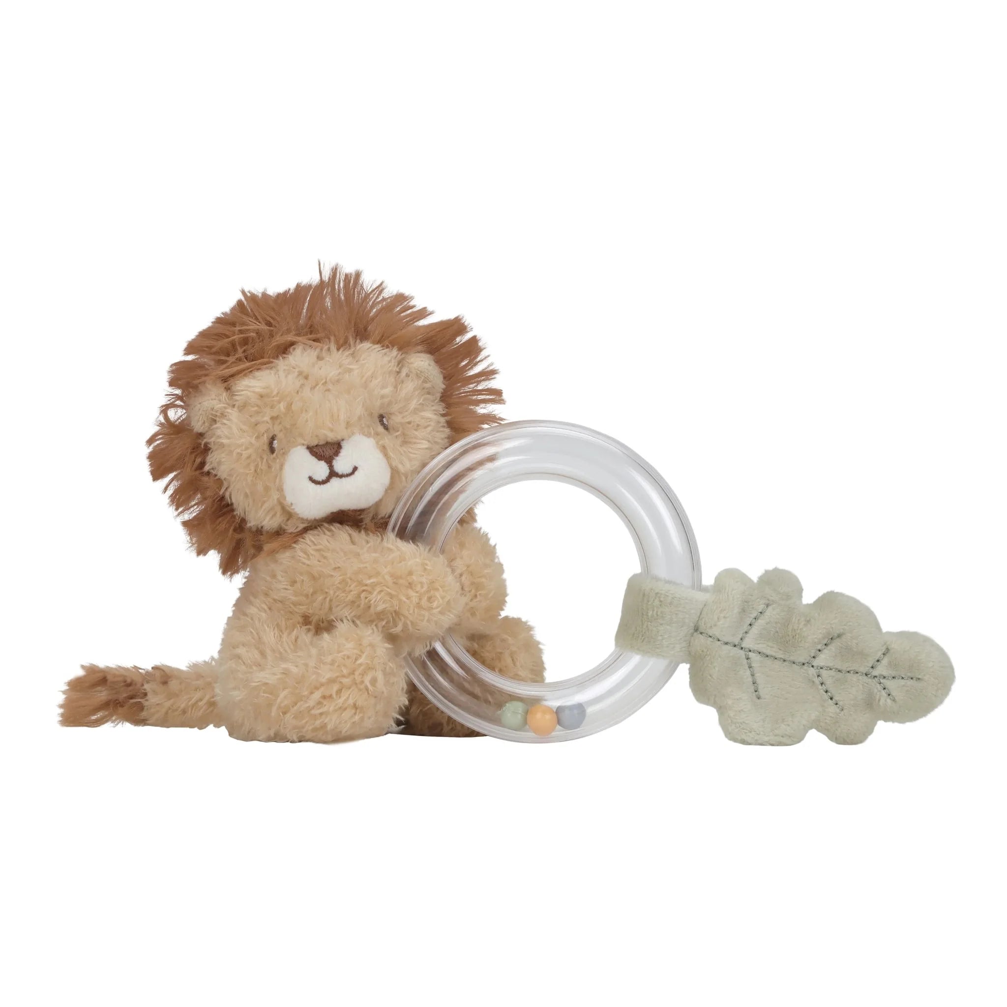 Little Dutch Ring Rattle Lion - Safari Friends