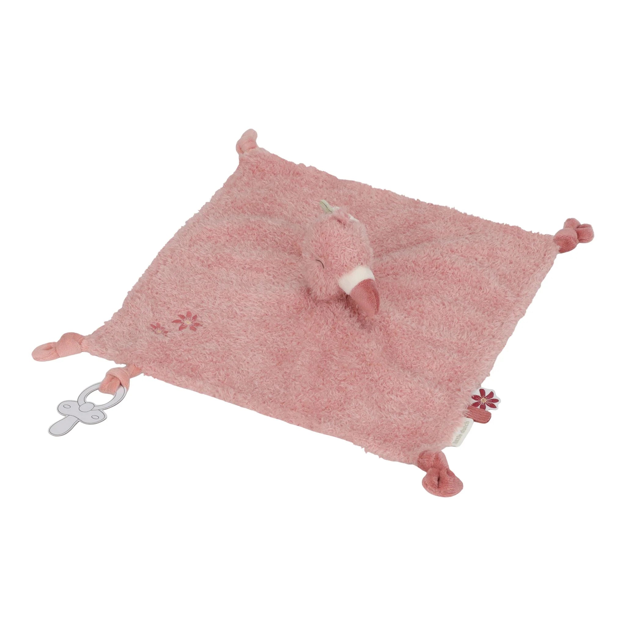 Little Dutch Cuddle Cloth Flamingo- Safari Friends