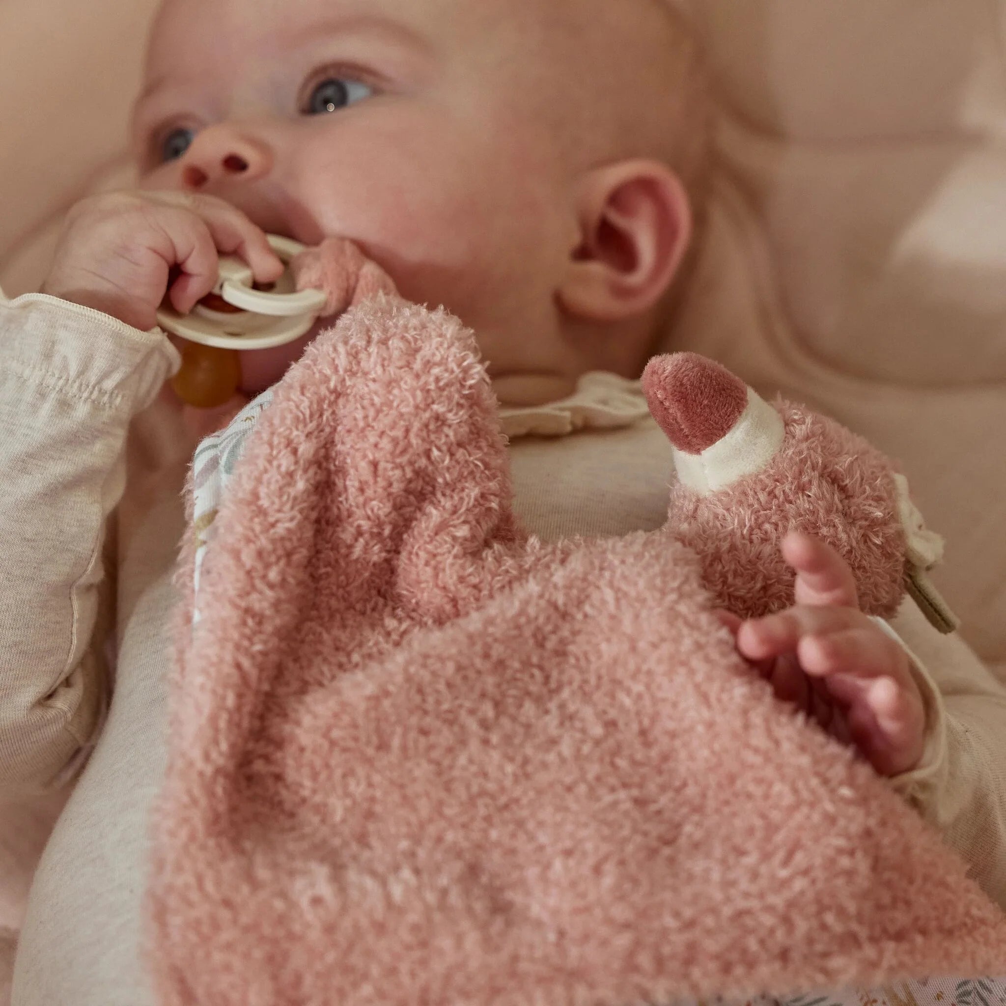 Little Dutch Cuddle Cloth Flamingo- Safari Friends