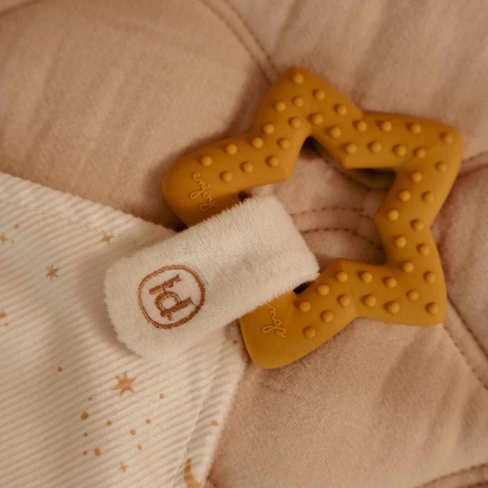 Little Dutch Cuddle Cloth - Baby Goose With Teething Ring