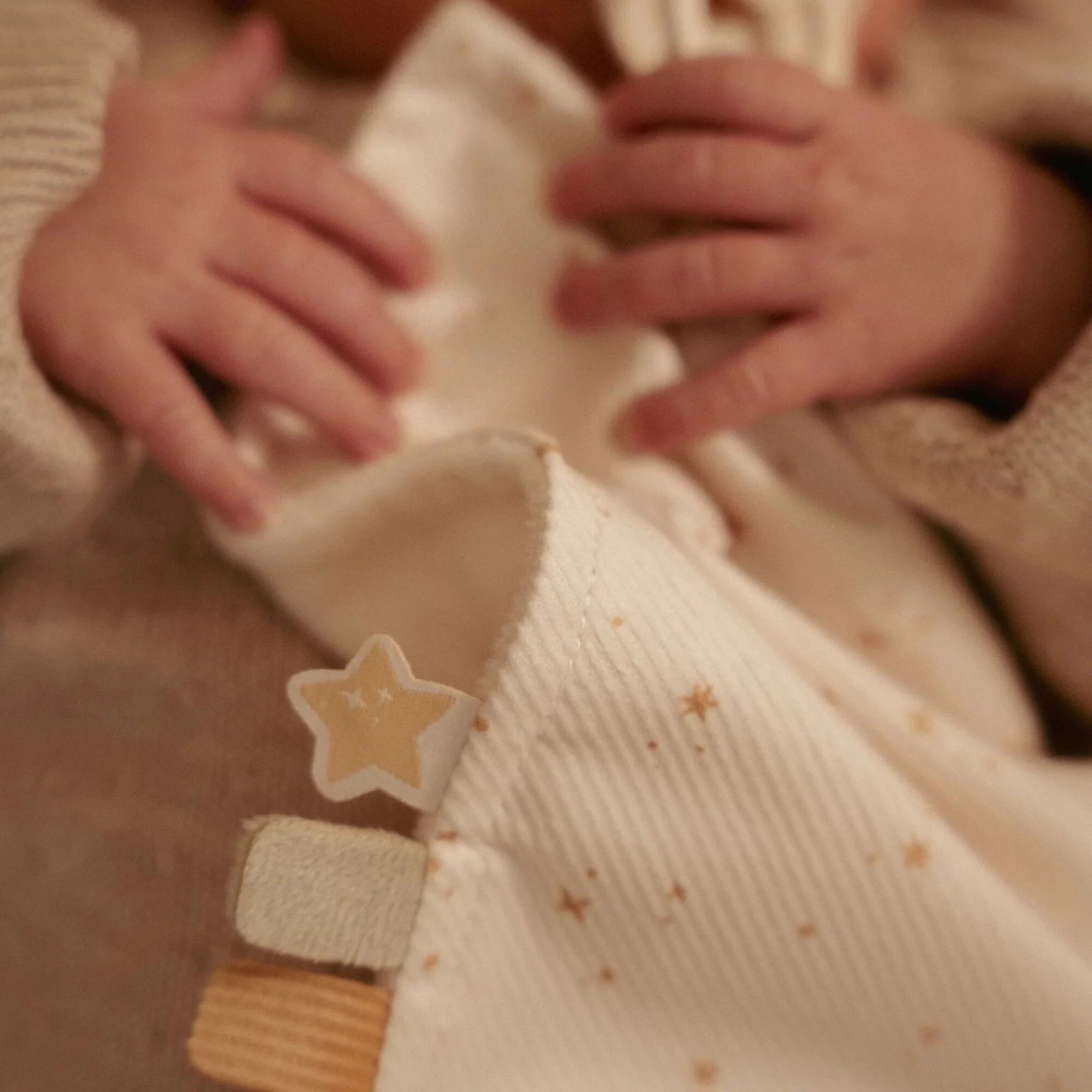 Little Dutch Cuddle Cloth - Baby Goose With Teething Ring