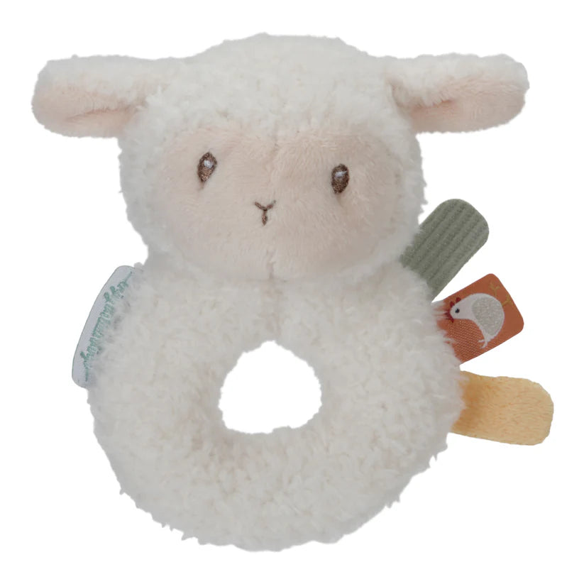 Little Dutch Soft Sheep Ring Rattle