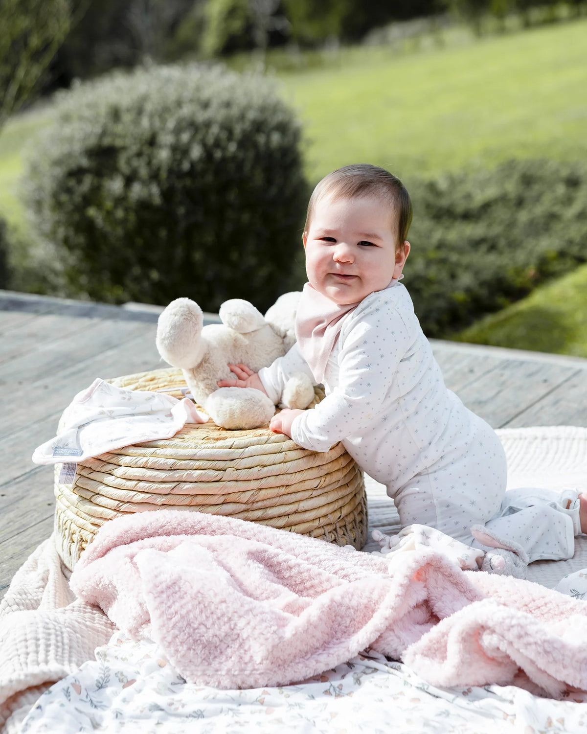 Little Linen Boxed Gift Set - Harvest Bunny