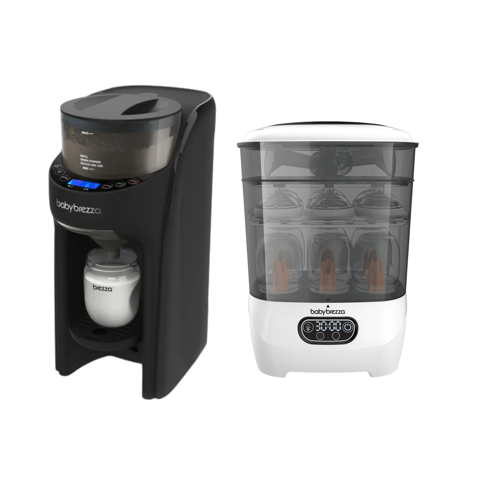 Baby Brezza Formula Pro Advanced and One Step Steriliser - Tiny Tots Baby Store