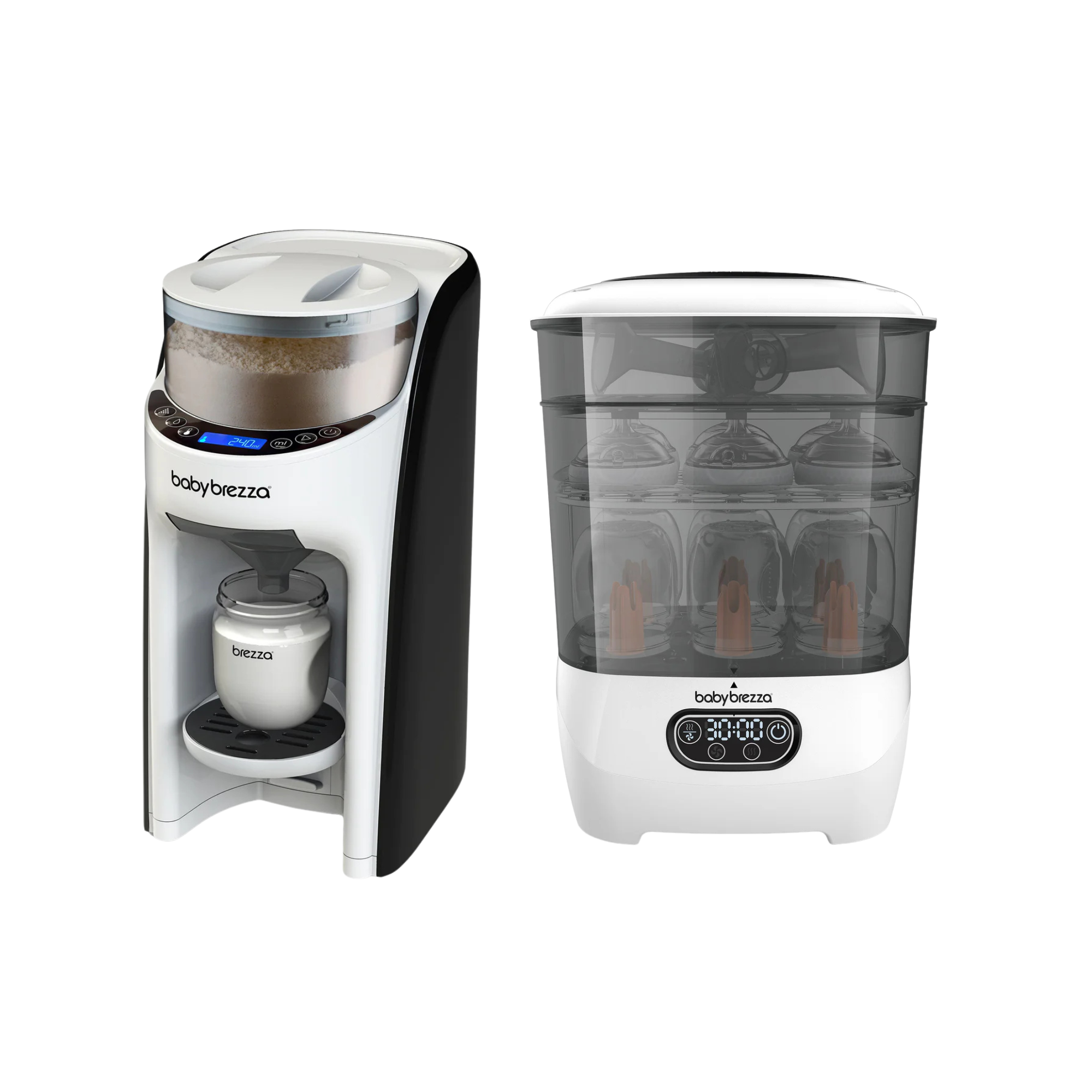 Baby Brezza Formula Pro Advanced and One Step Steriliser - Tiny Tots Baby Store