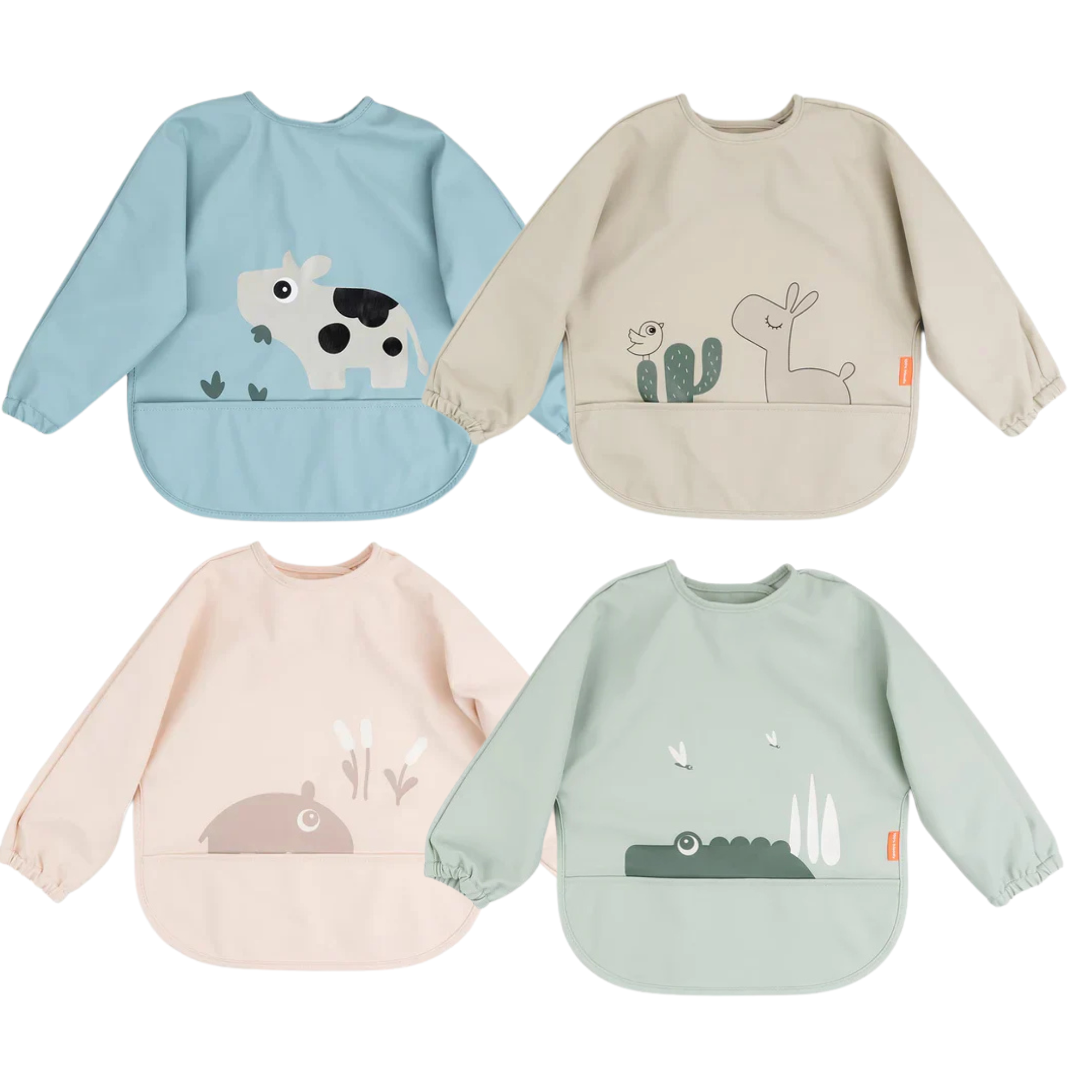 Done by Deer Sleeved Pocket Bib