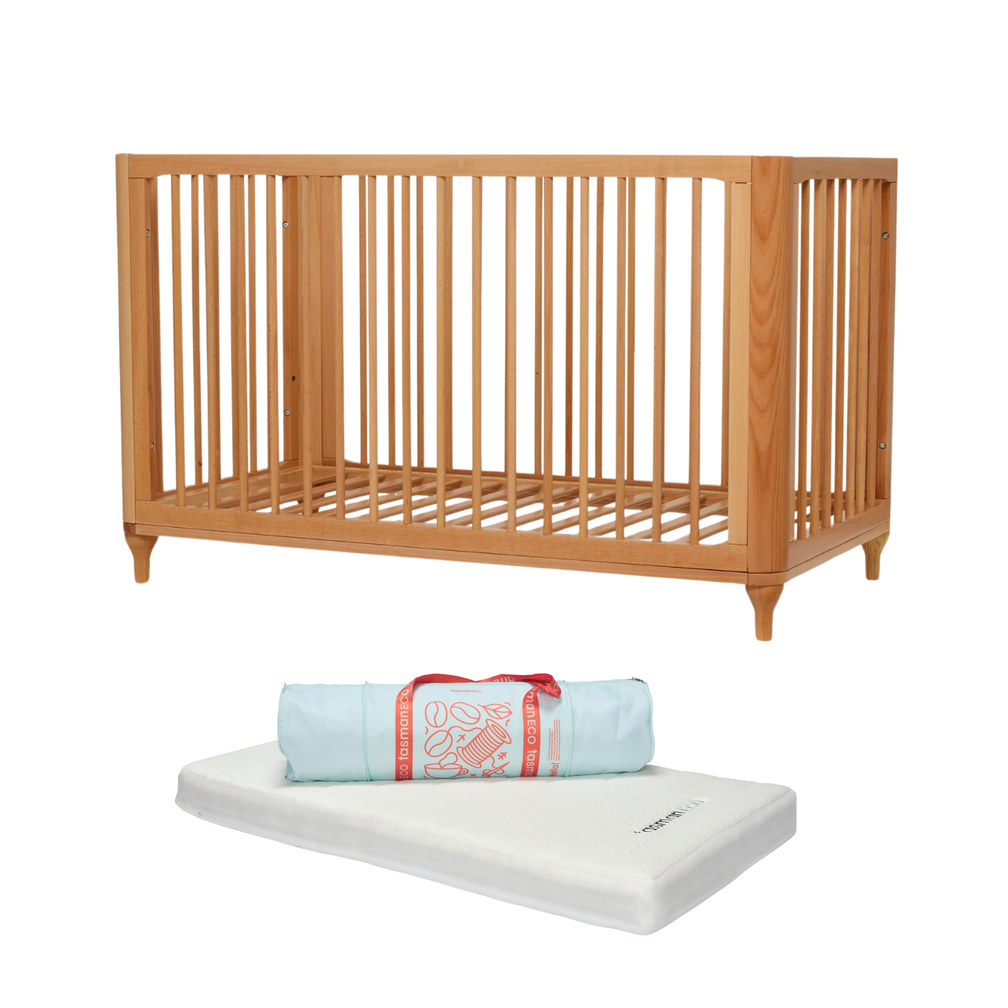 Lyra Convertible Cot With Mattess - Tiny Tots Baby Store