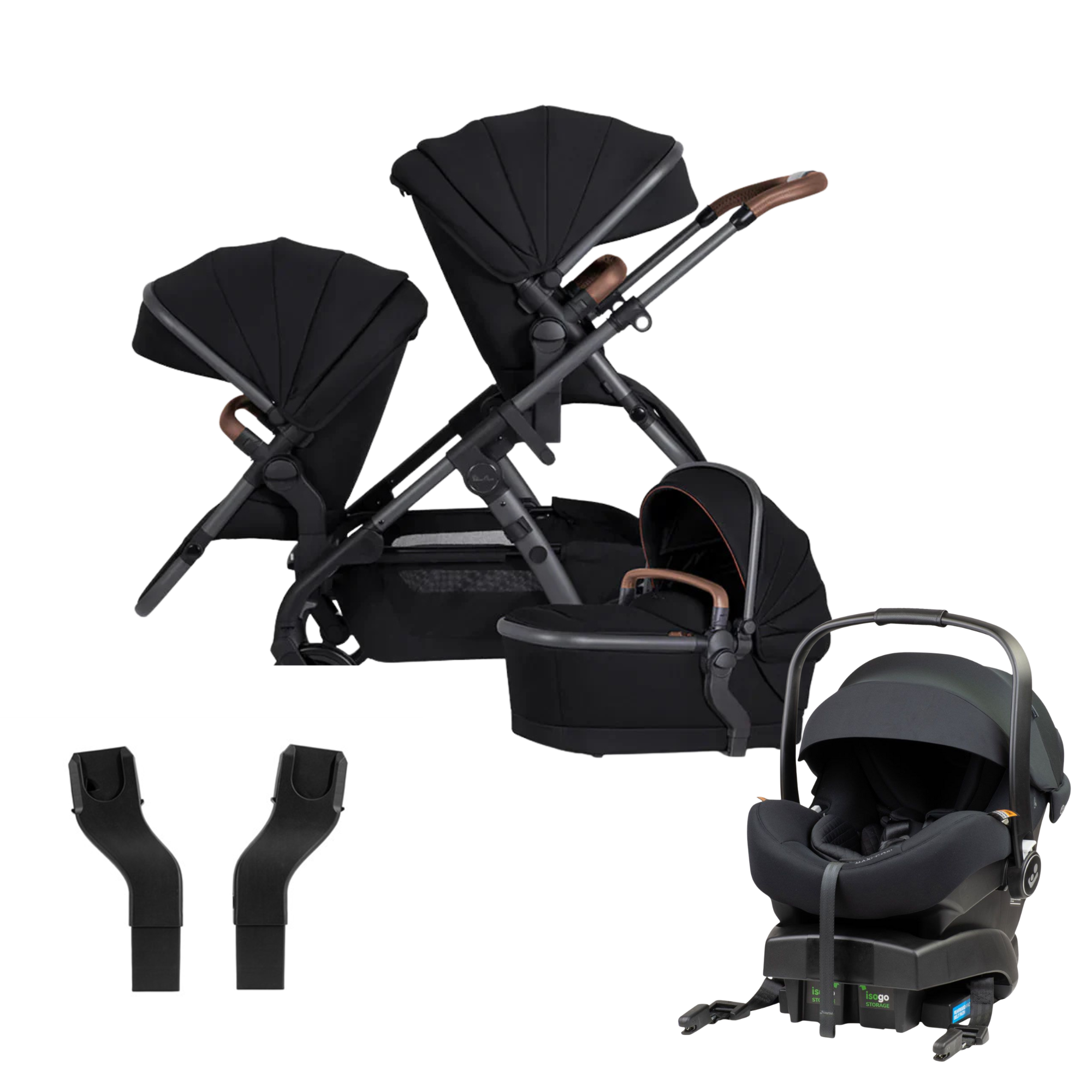 Silver Cross Wave 3 Travel System- Maxi Cosi Mico 12 Pro ISOFIX - Tiny Tots Baby Store