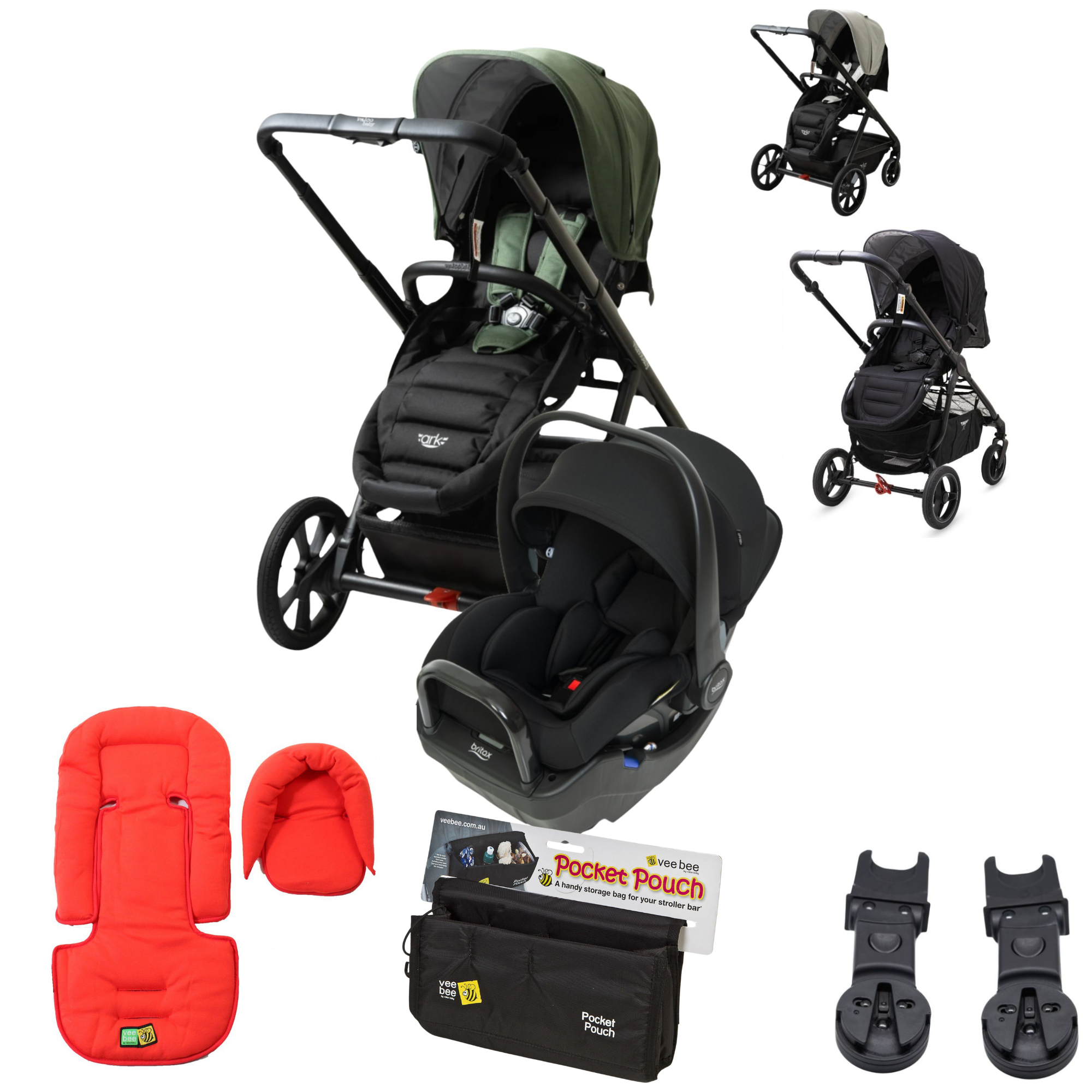 Valco baby ARK BPod Lite Travel System Inc Adapters
