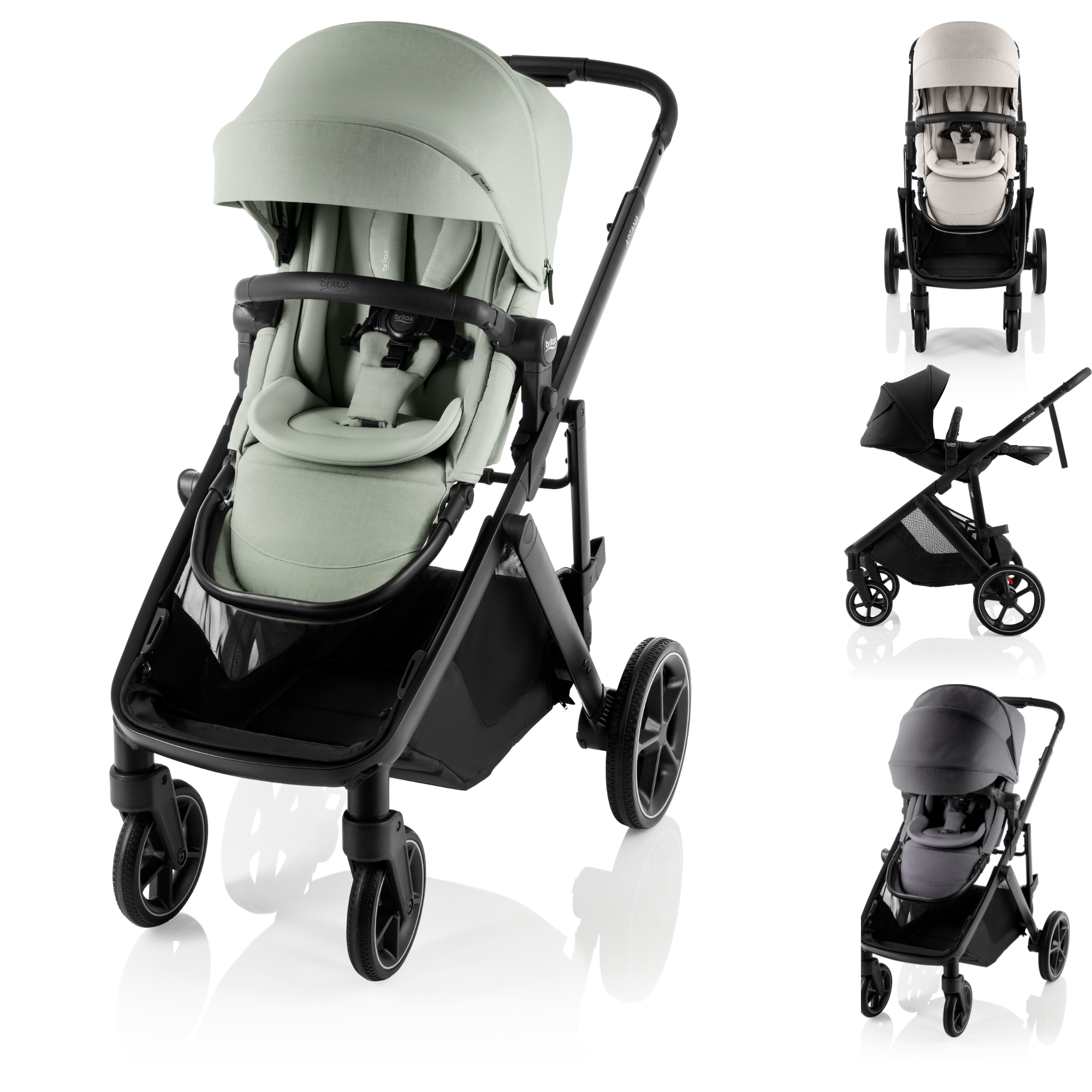 Britax Aptana Stadiam Stroller With Second Seat - Tiny Tots Baby Store