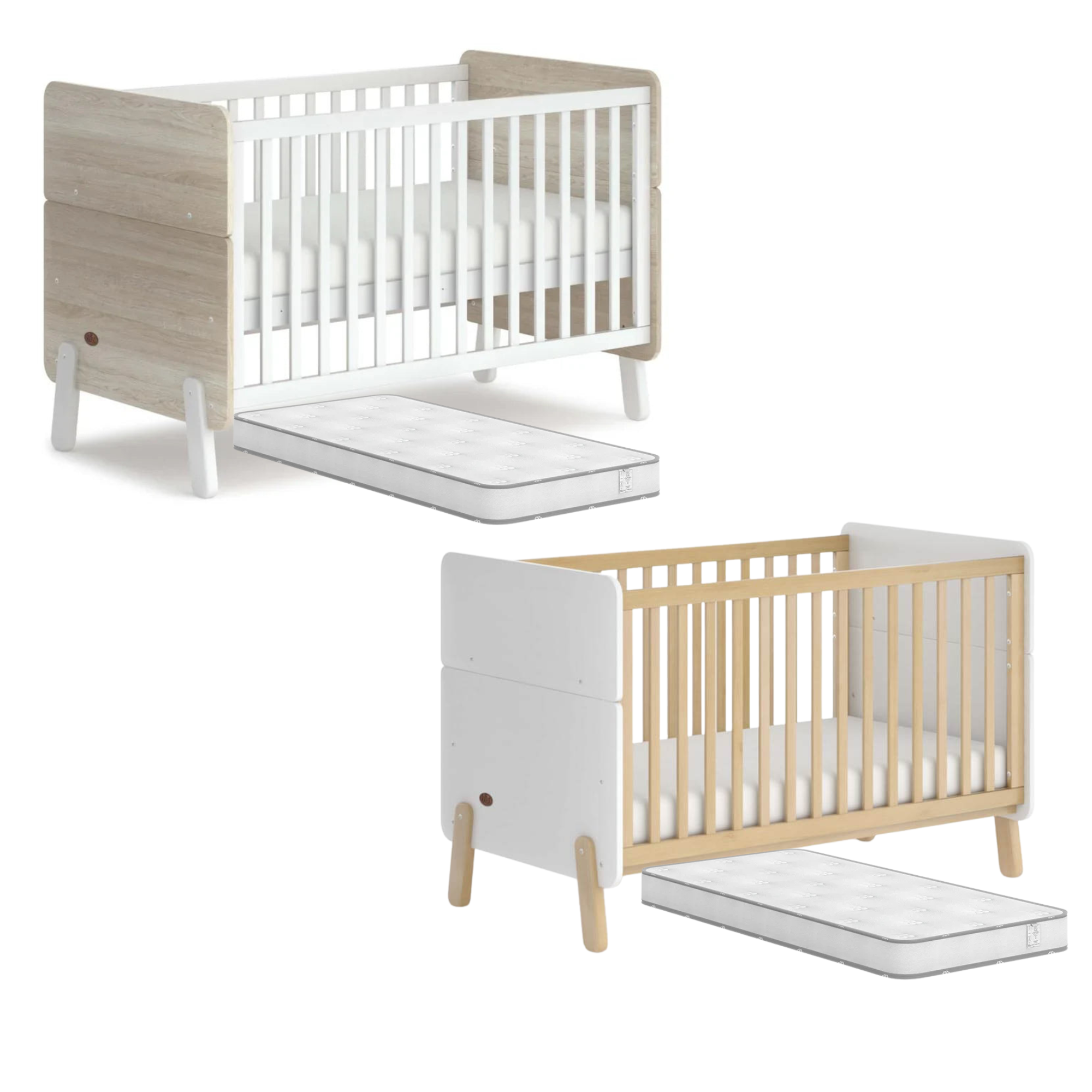 Boori Natty Cot Bed and Mattress Package - Tiny Tots Baby Store