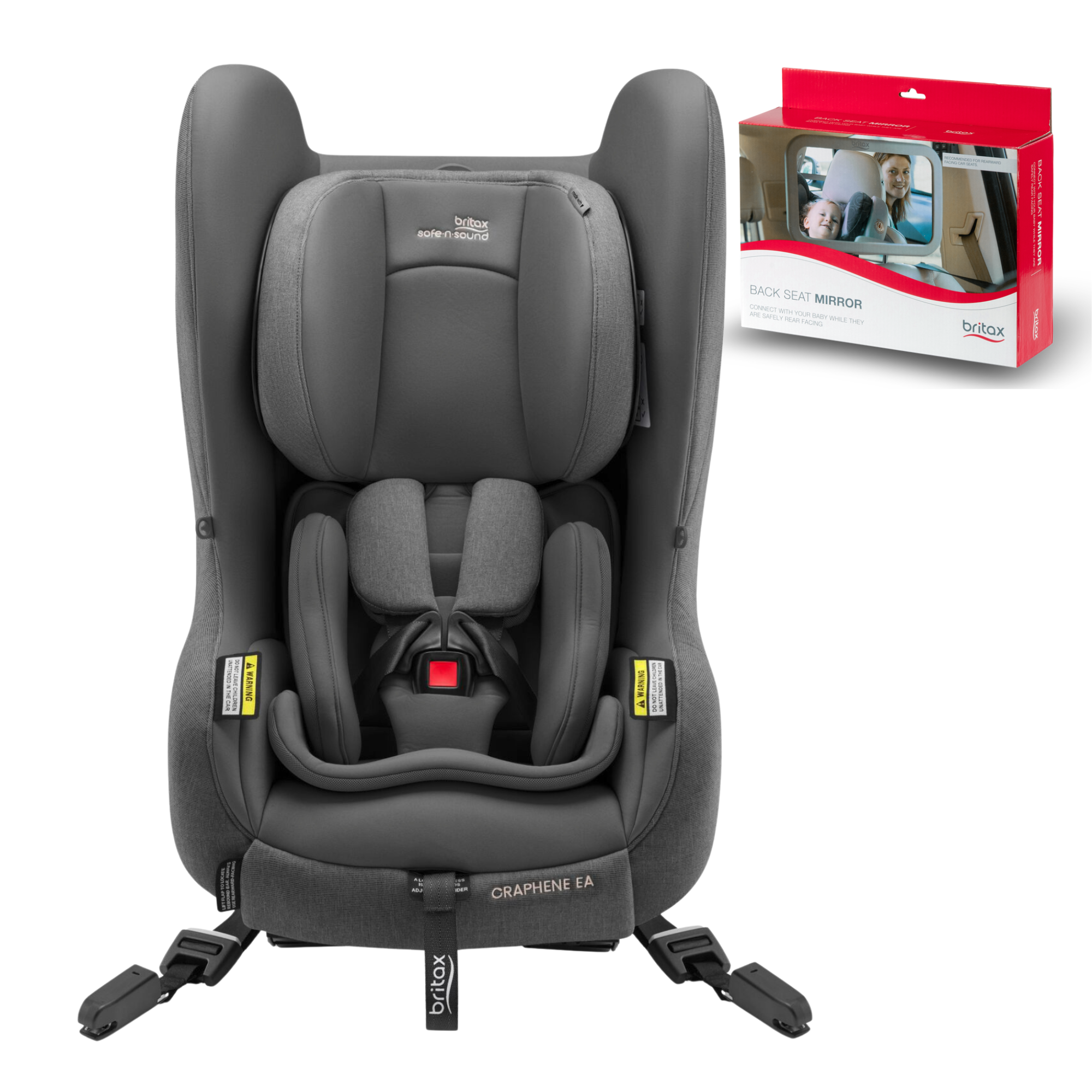 Britax Safe n Sound Graphene EA Style Convertible Car Seat( FREE Britax Mirror RRP 39.95)
